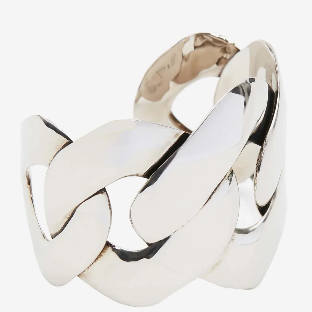 Polished Chain Cuff Bracelet