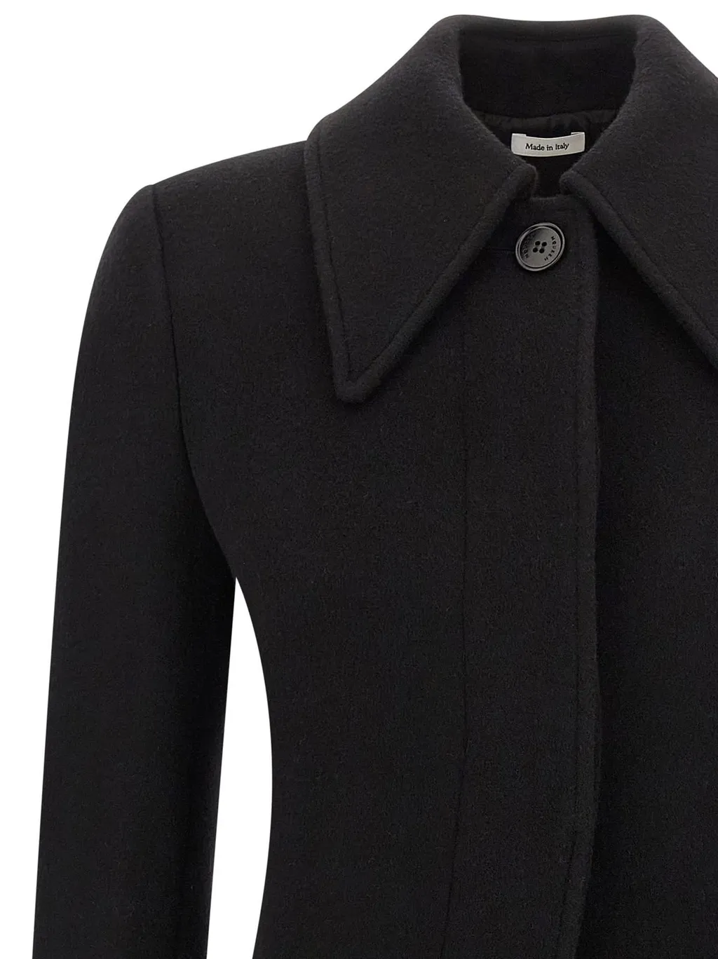 Hourglass Single-Breasted Coat