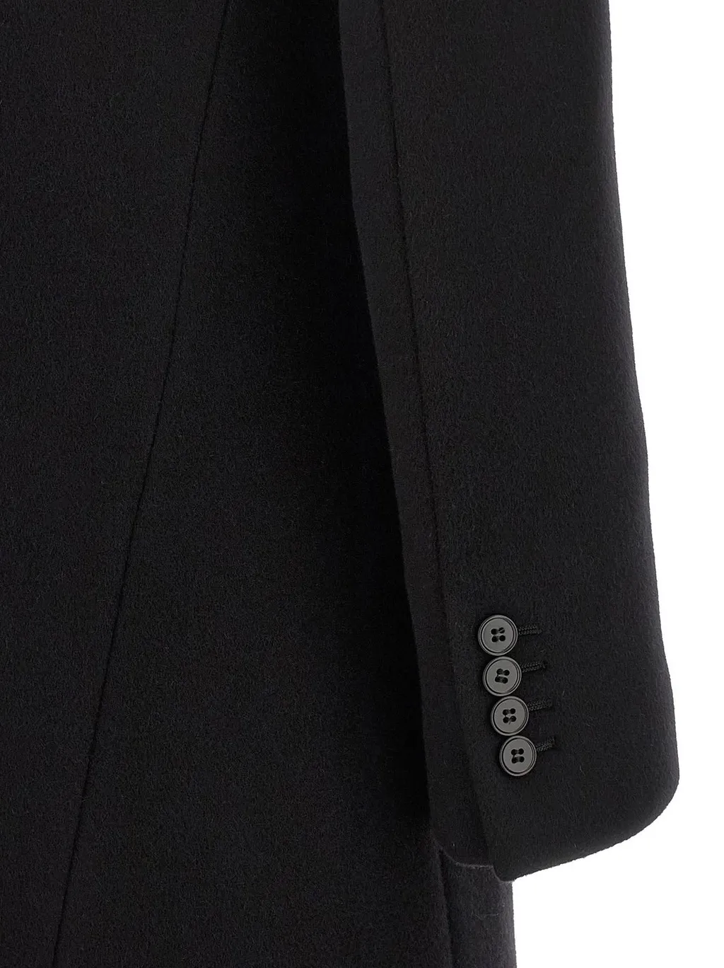 Hourglass Single-Breasted Coat