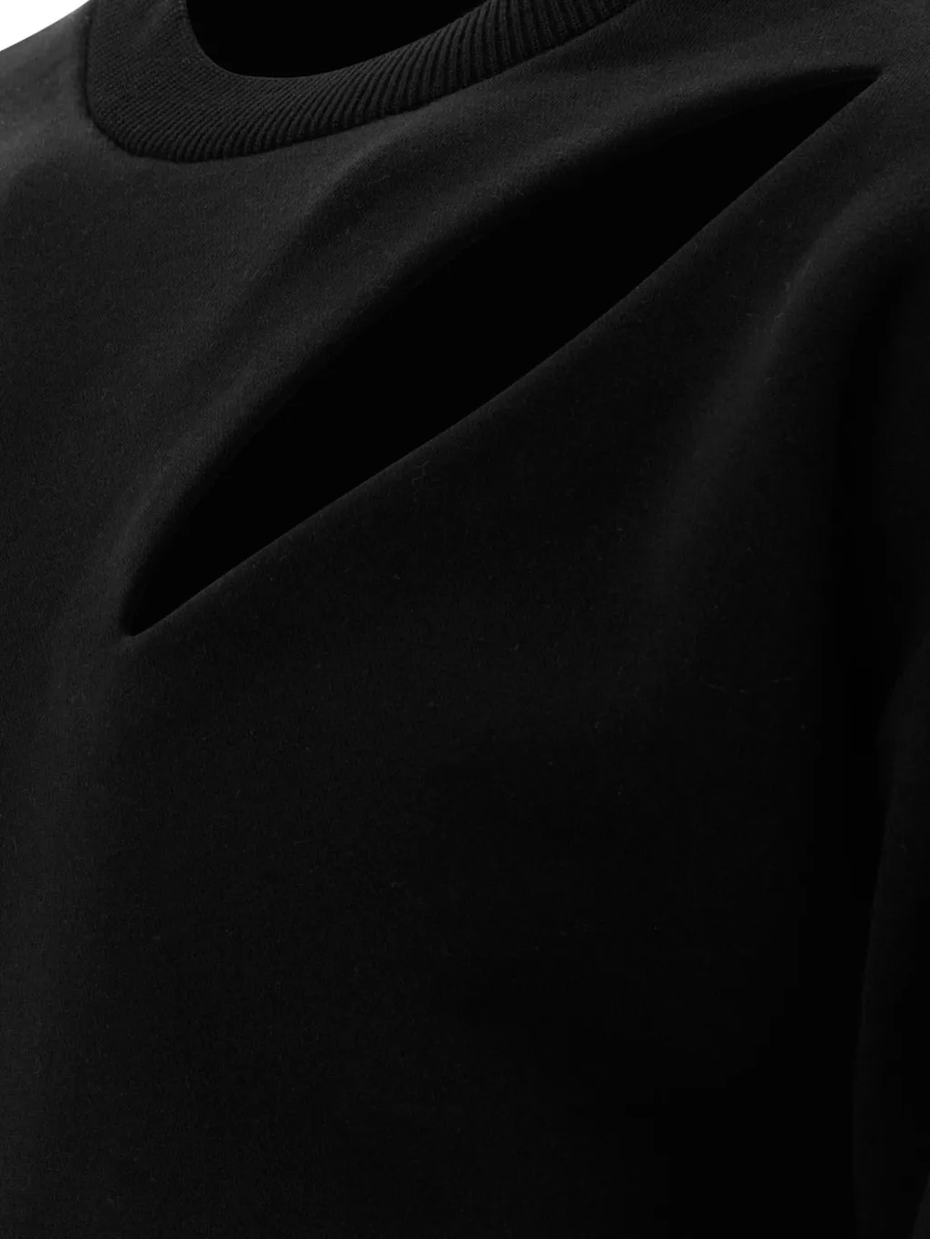 Cut-Out Detailed Crewneck Sweatshirt