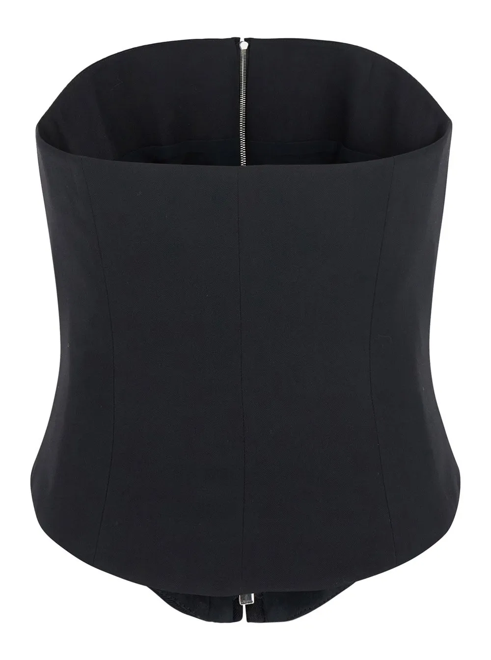 Zipped Corset Top