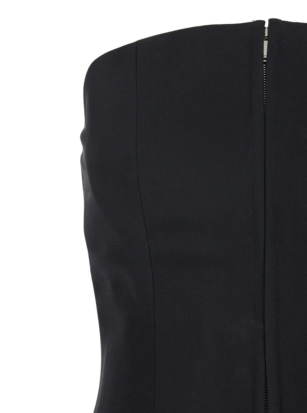 Zipped Corset Top