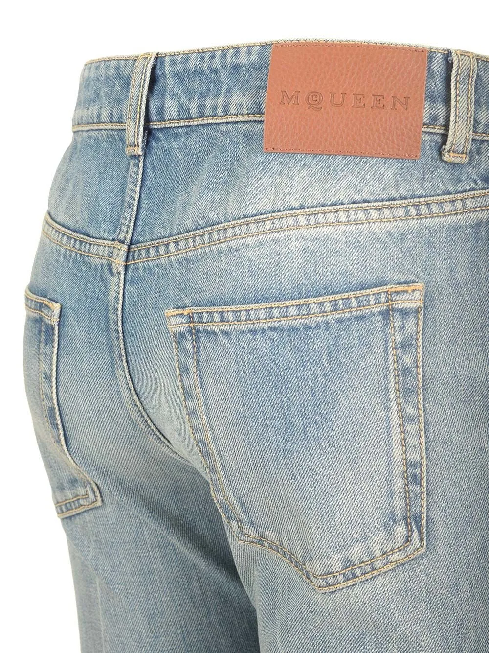Flared Slim-Fit Jeans