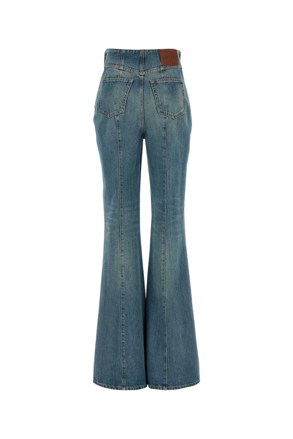 Fold Over Waist Jeans