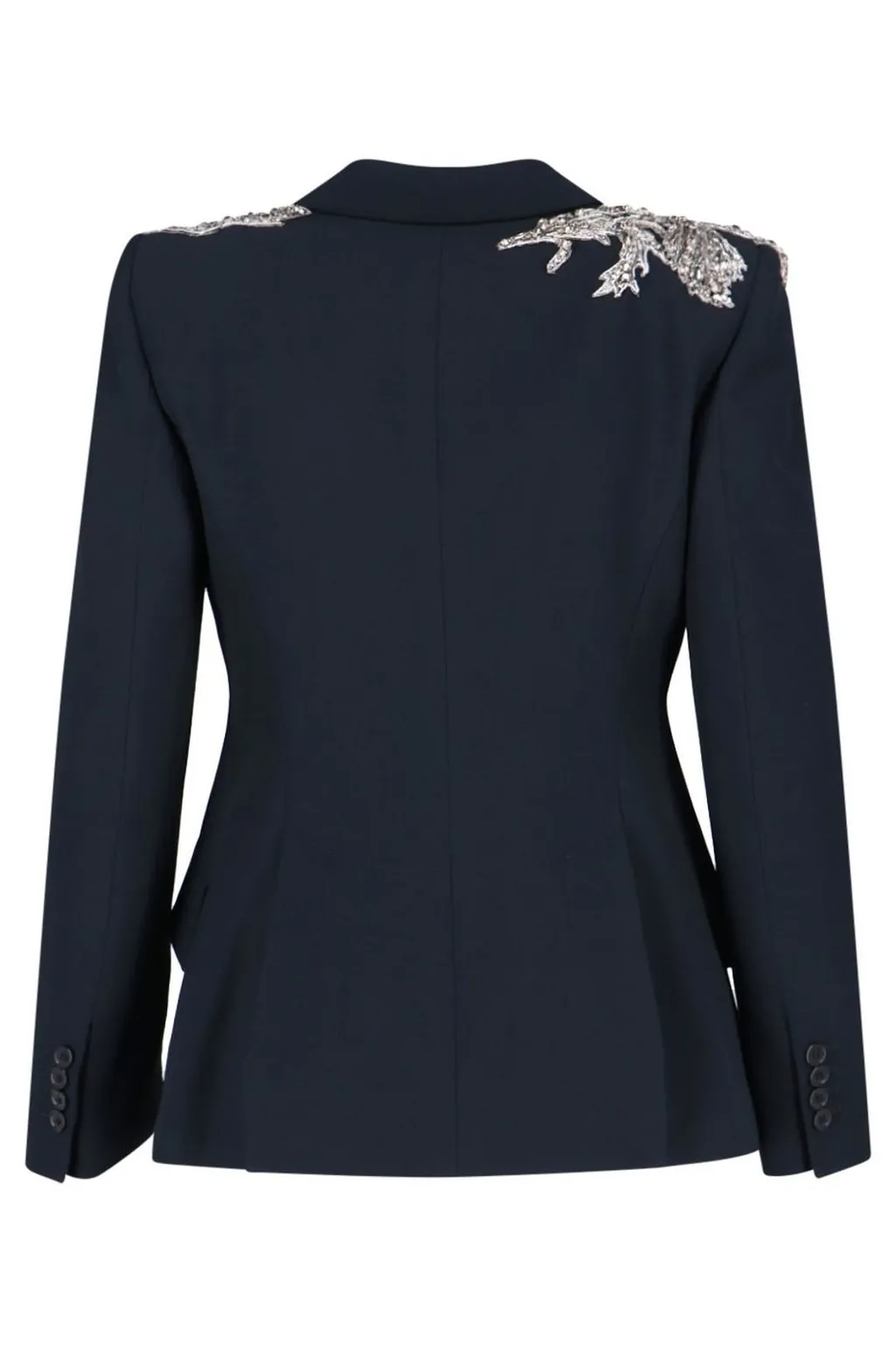 Single Breasted Embellished Shoulder Blazer