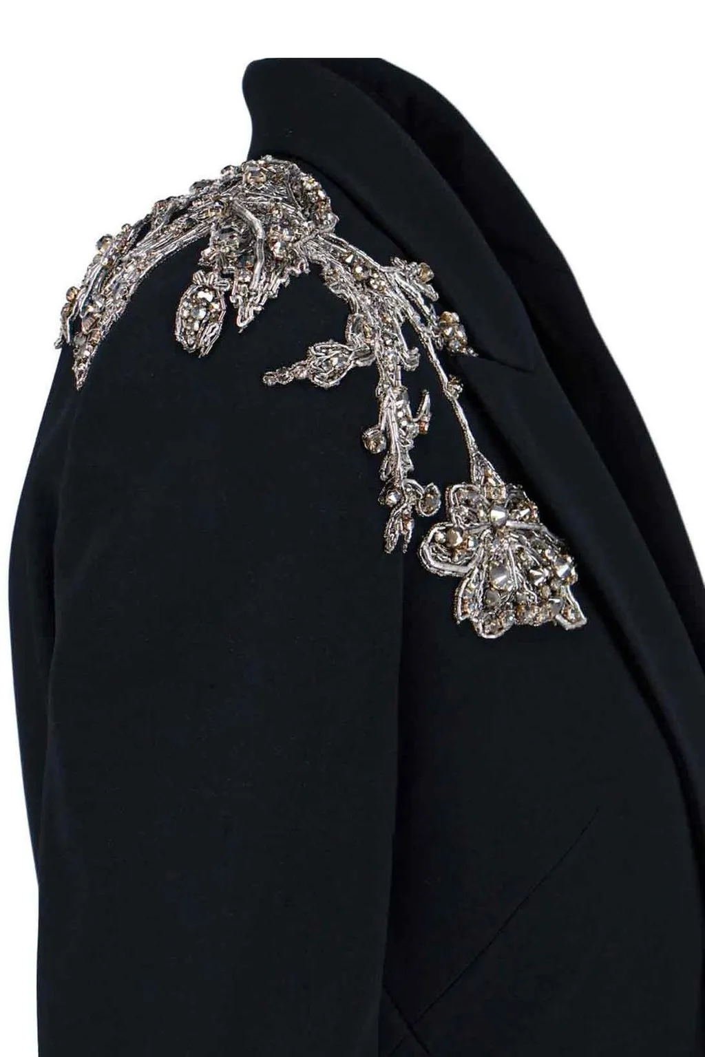 Single Breasted Embellished Shoulder Blazer