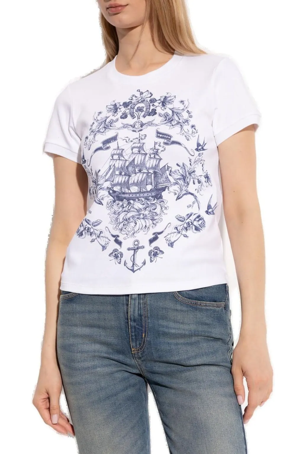 Graphic Printed Crewneck T-Shirt