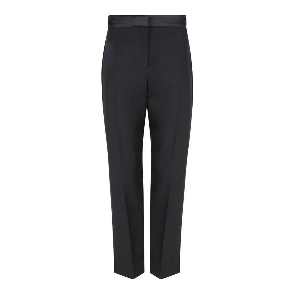 Straight-Leg Tailored Trousers