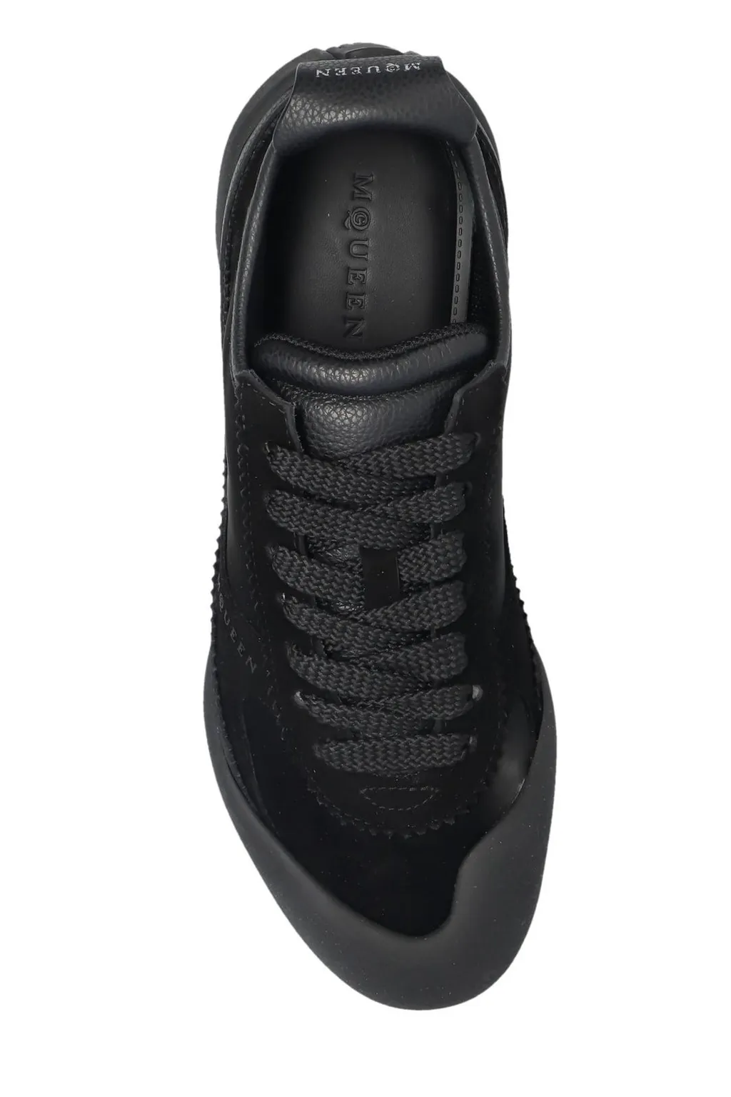 Round-Toe Low-Top Sneakers