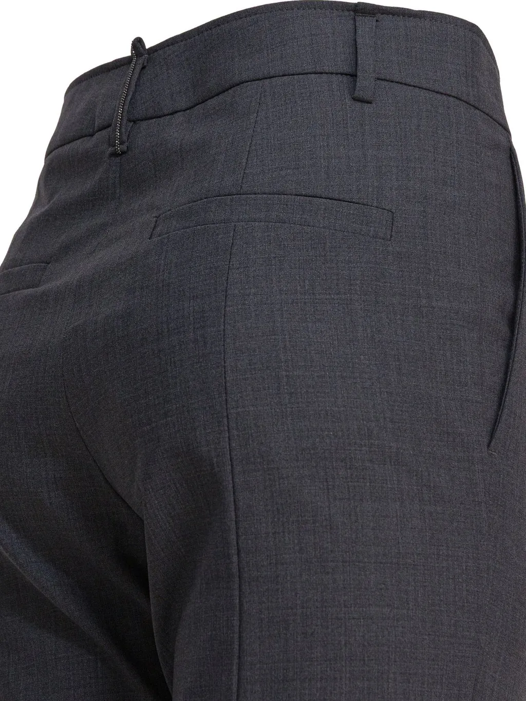 Tapered-Leg Tailored Pants