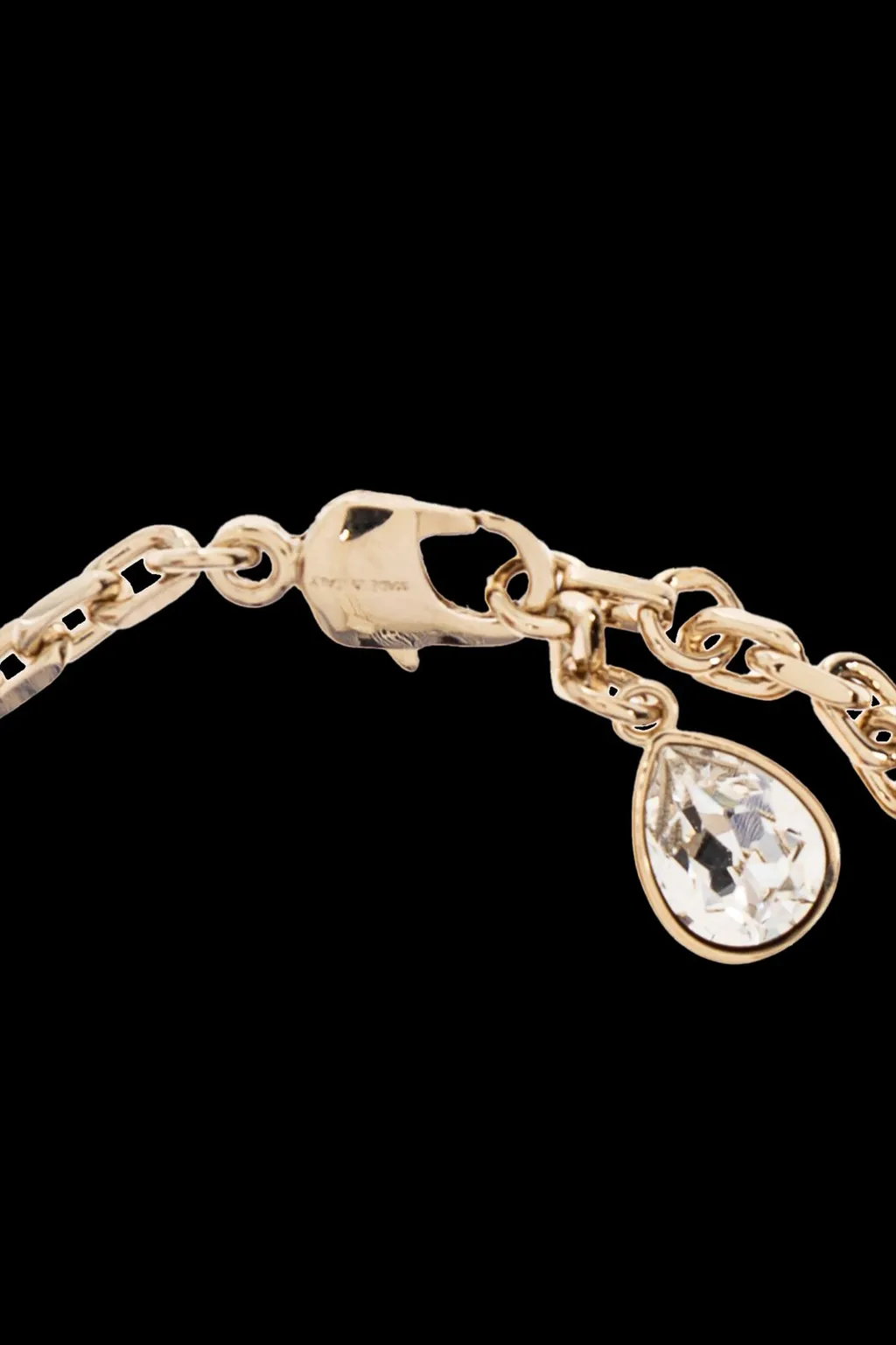 Logo Lettering Embellished Bracelet