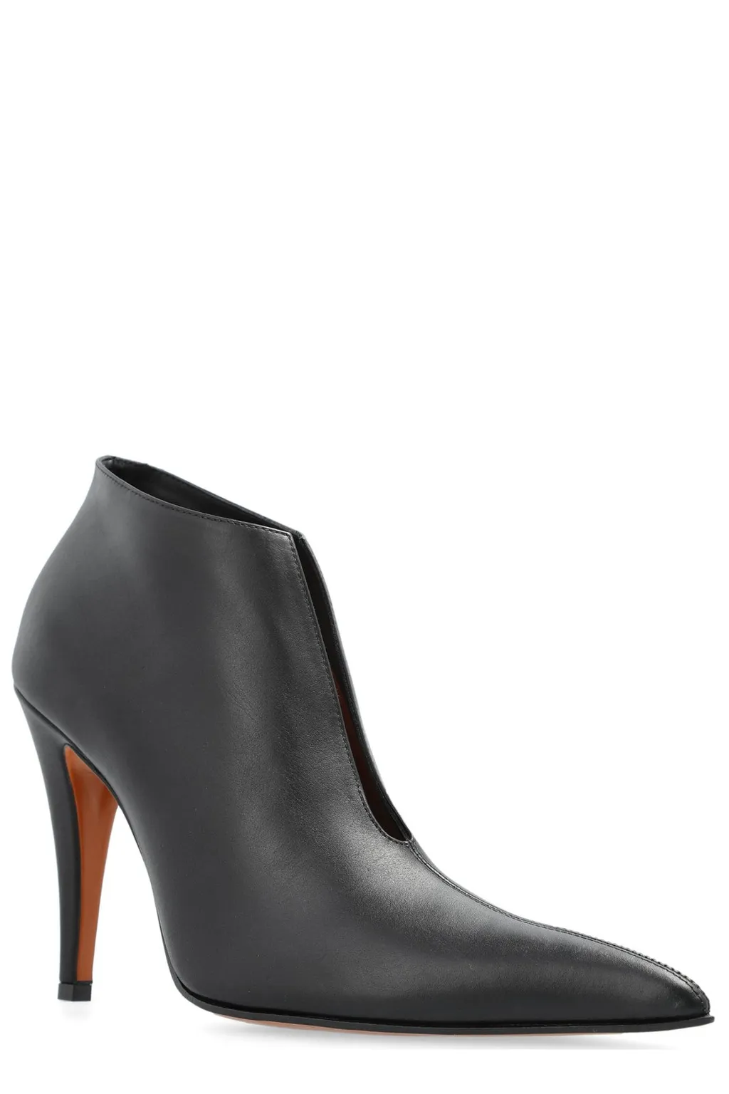 Pointed-Toe Heeled Pumps