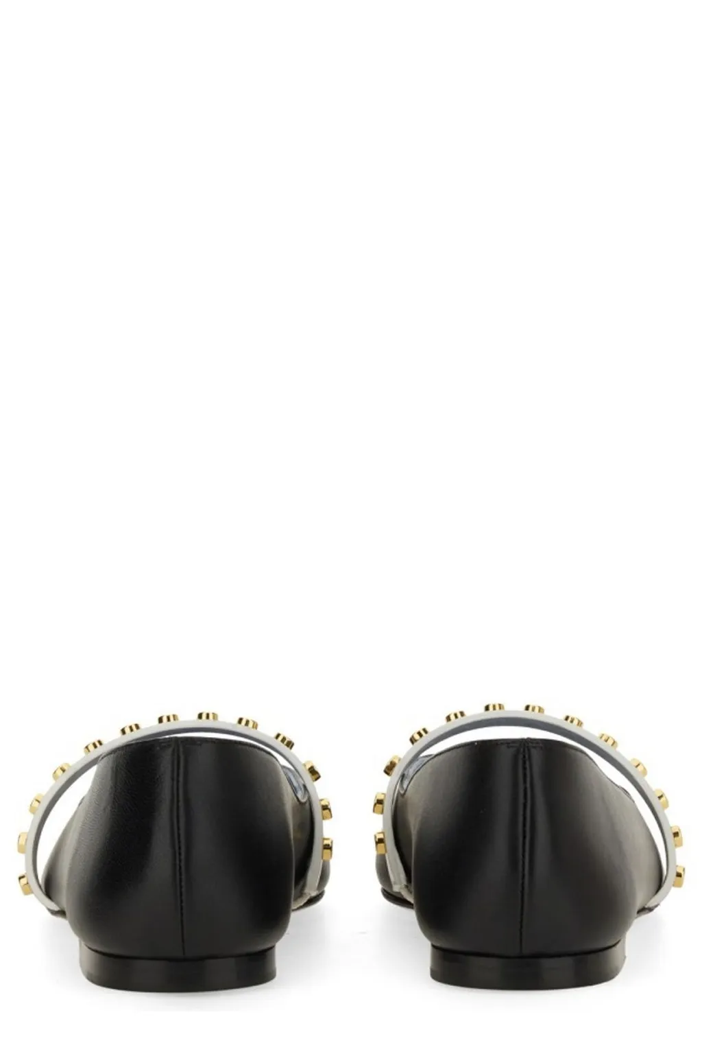 Pointed-Toe Embellished Flats