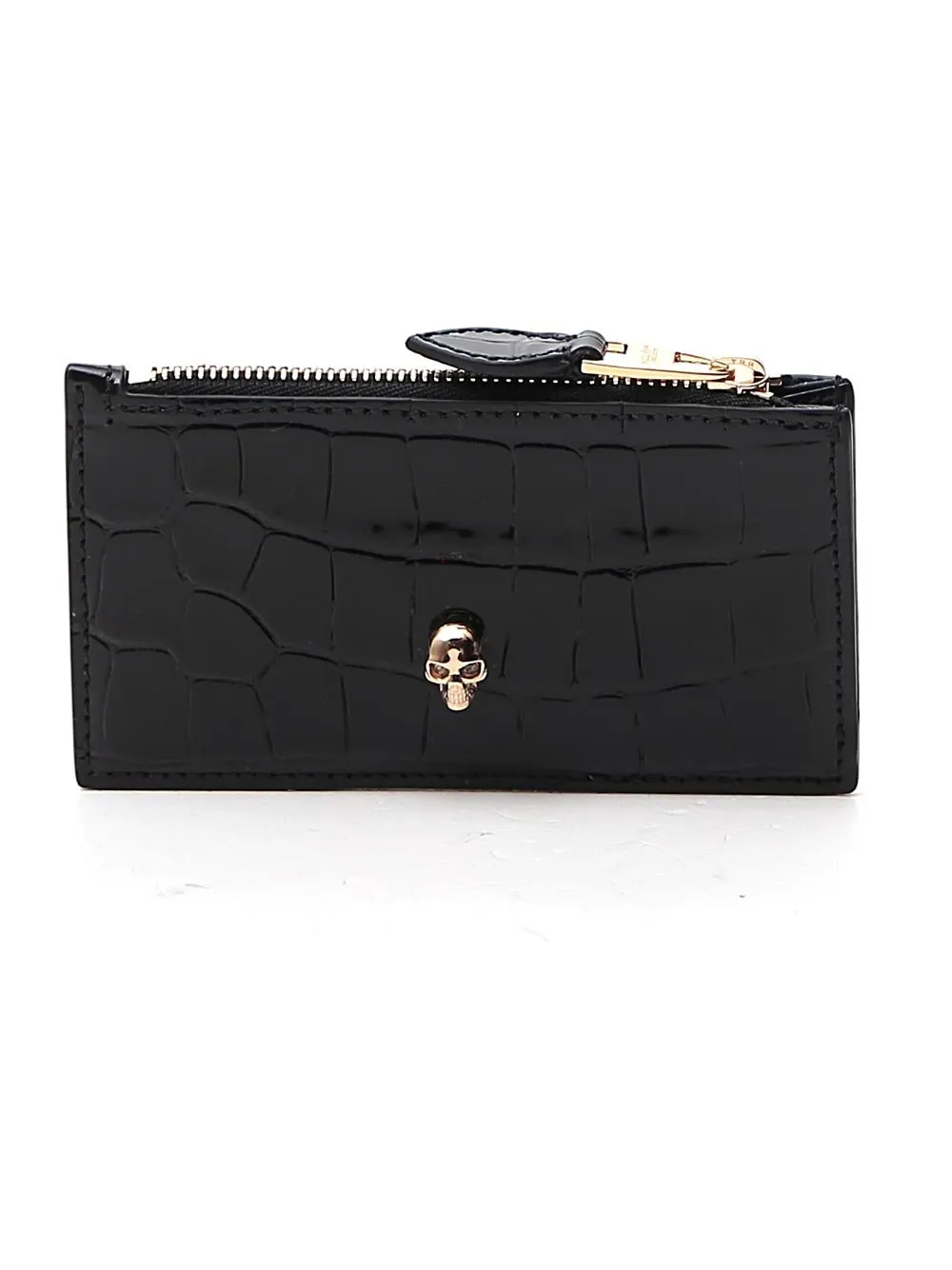Skull Zipped Cardholder