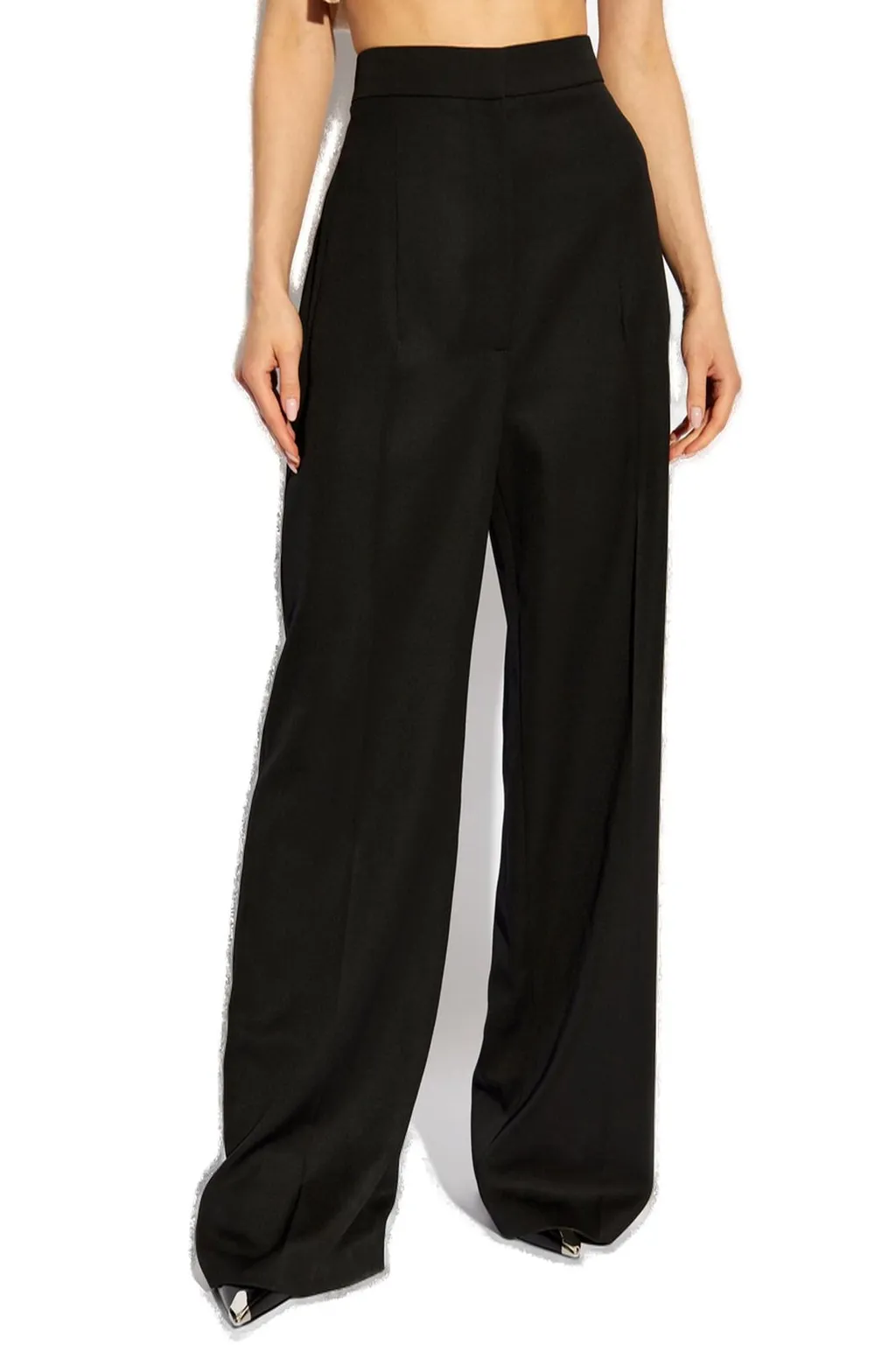 Wide-Leg High-Rise Pants