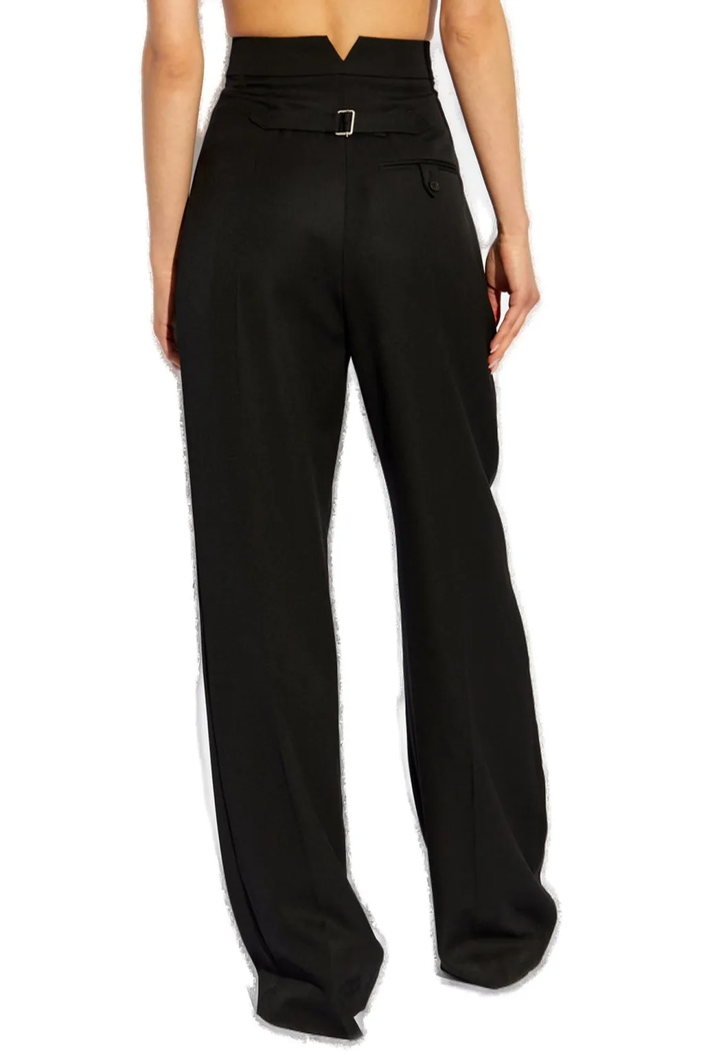 Wide-Leg High-Rise Pants