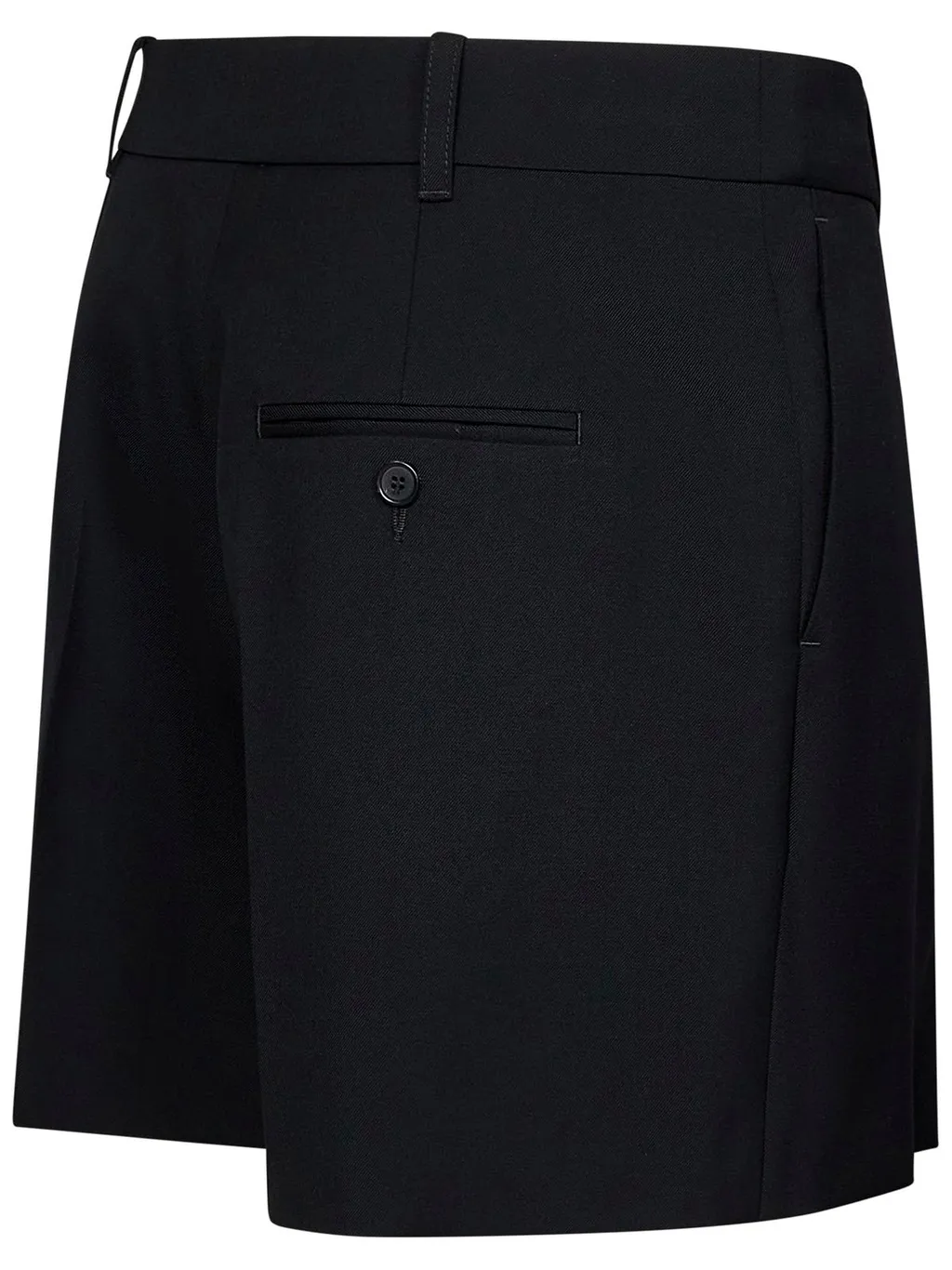 Pleat-Detailed High Waist Shorts