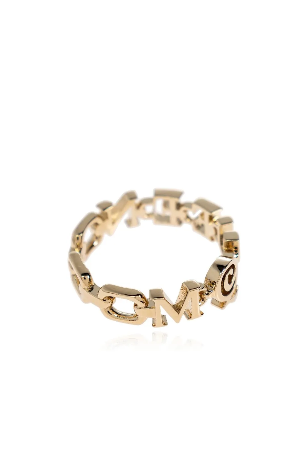 Logo Lettering Chain Ring