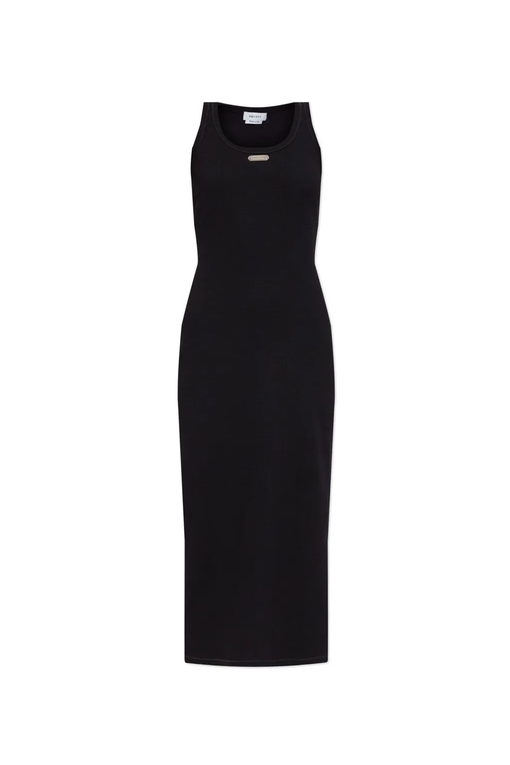 Ribbed Bodycon Sleeveless Midi Dress