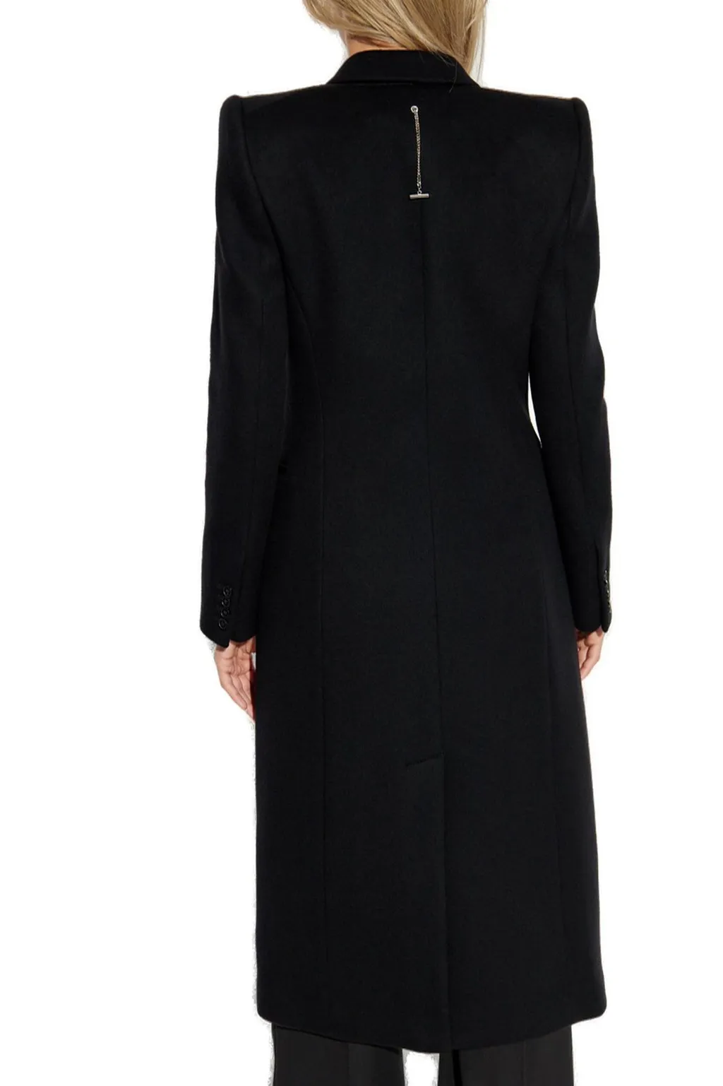 Stacked Shoulder Tailored Coat