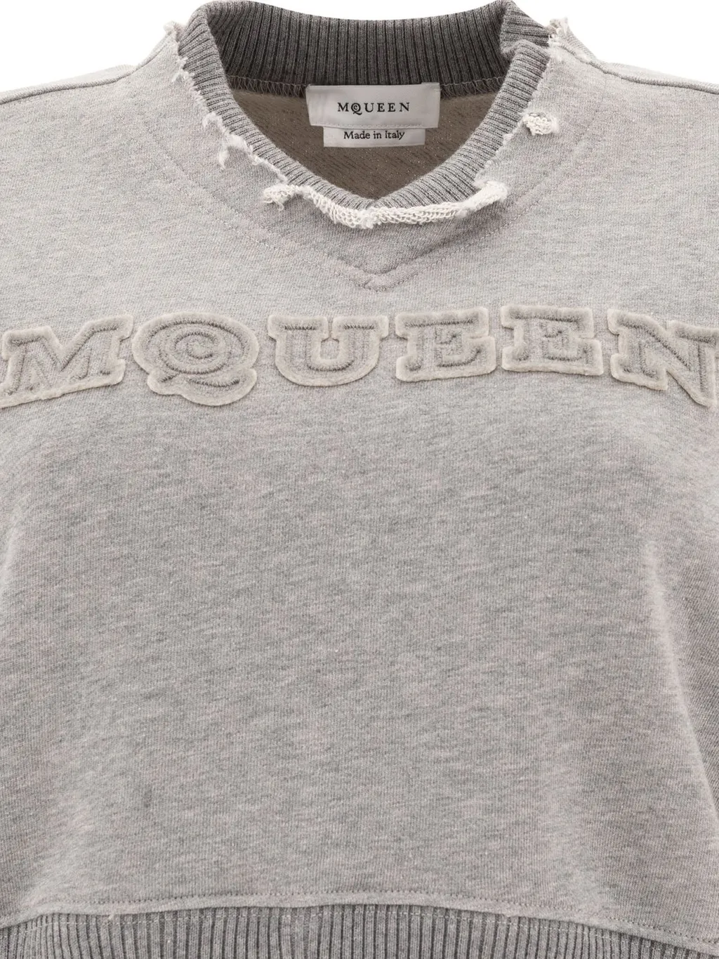 Logo Detailed Cropped Sweatshirt
