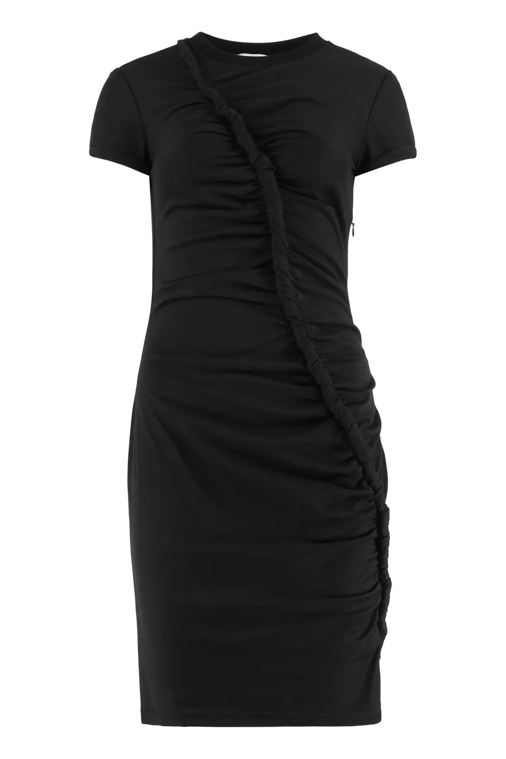 Gathered Detailed Mini Dress