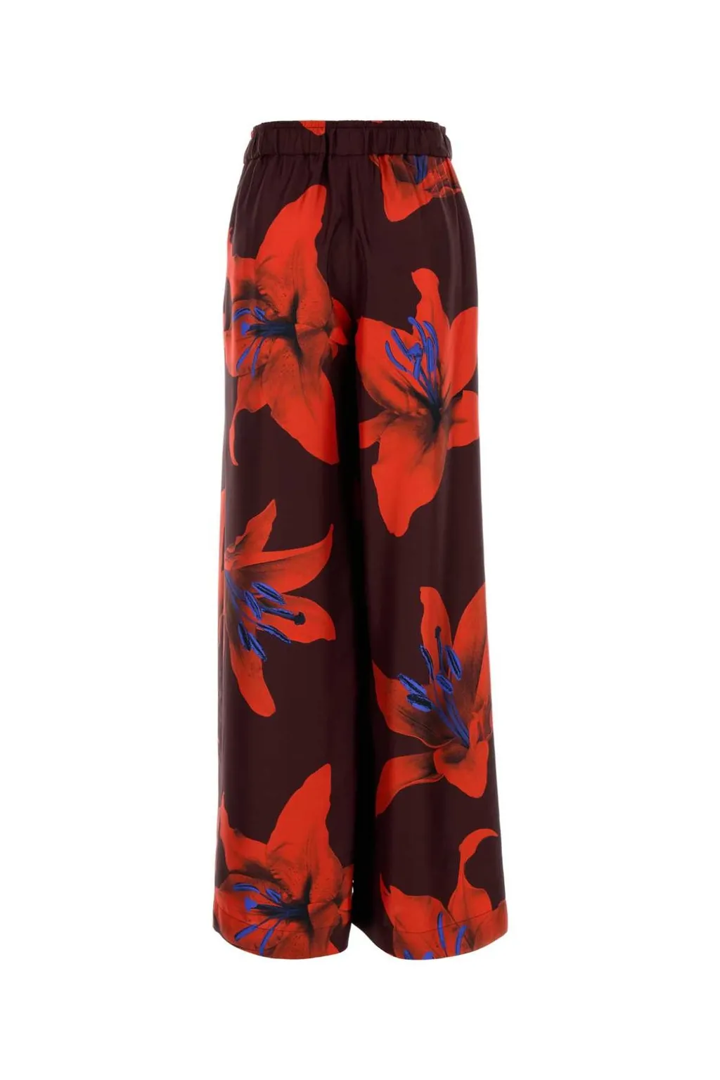 Floral Printed Wide-Leg Trousers