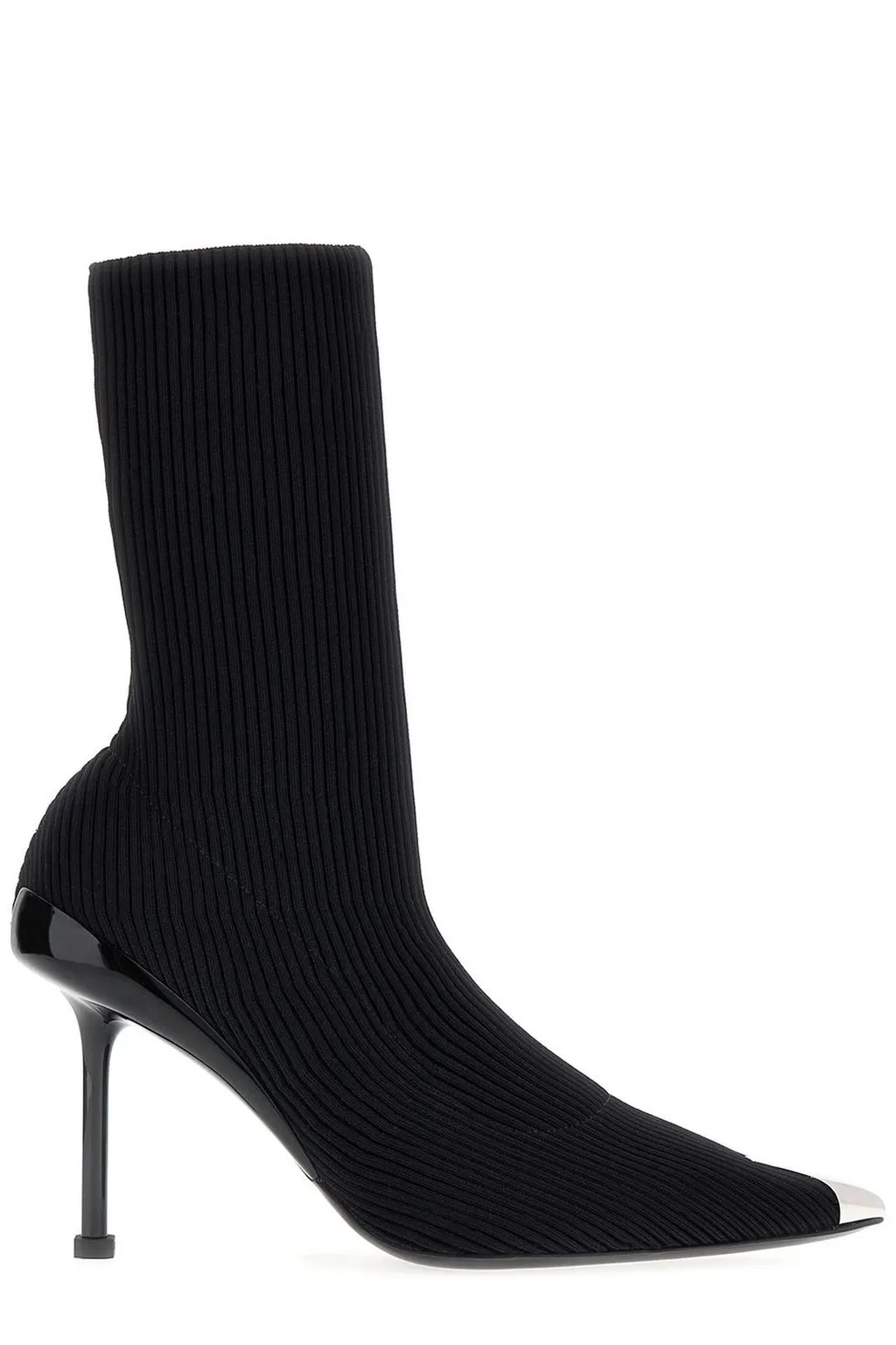 Slash Pointed-Toe Ankle Boots