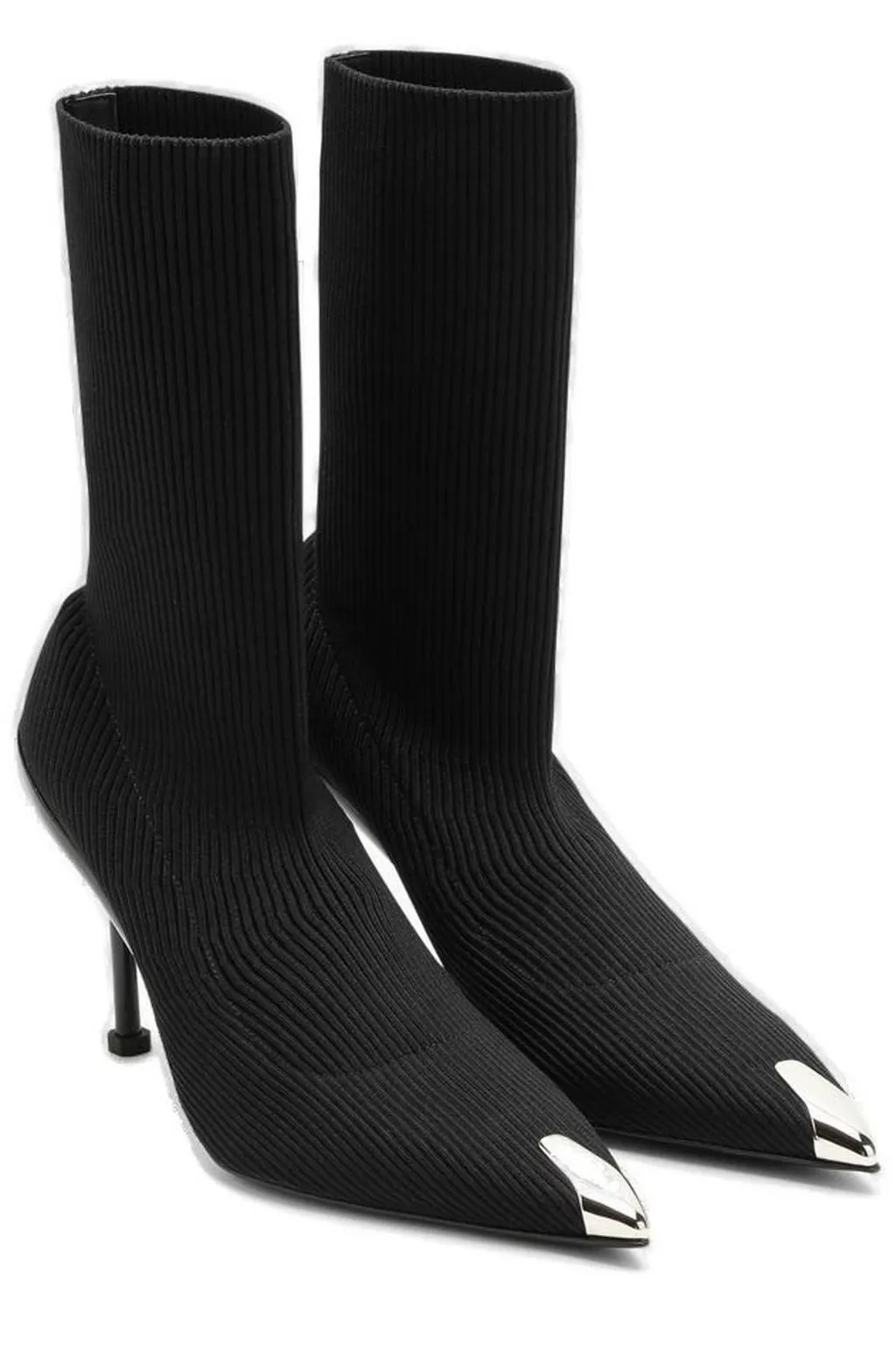 Slash Pointed-Toe Ankle Boots