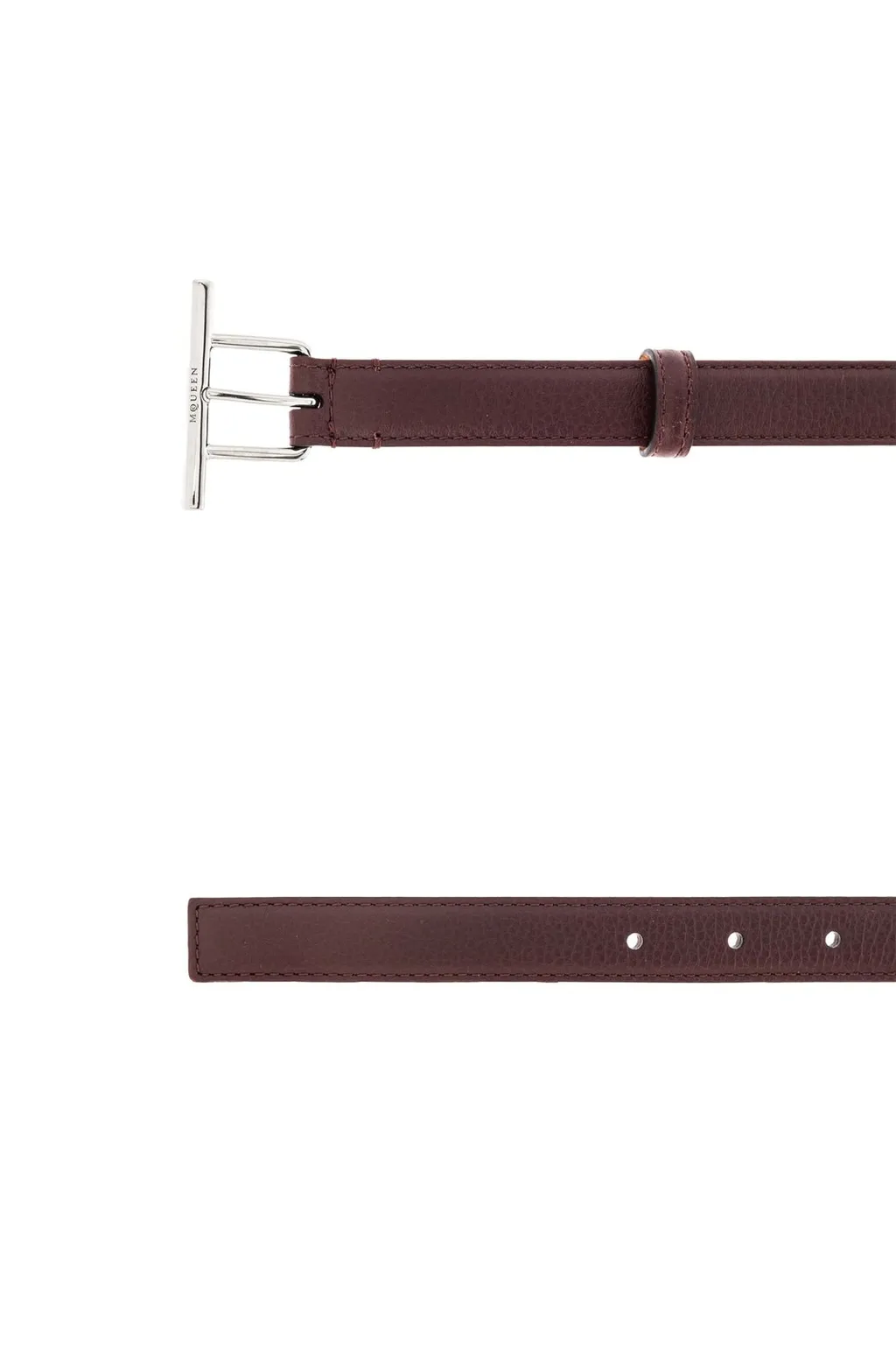 T-Bar Logo Engraved Belt