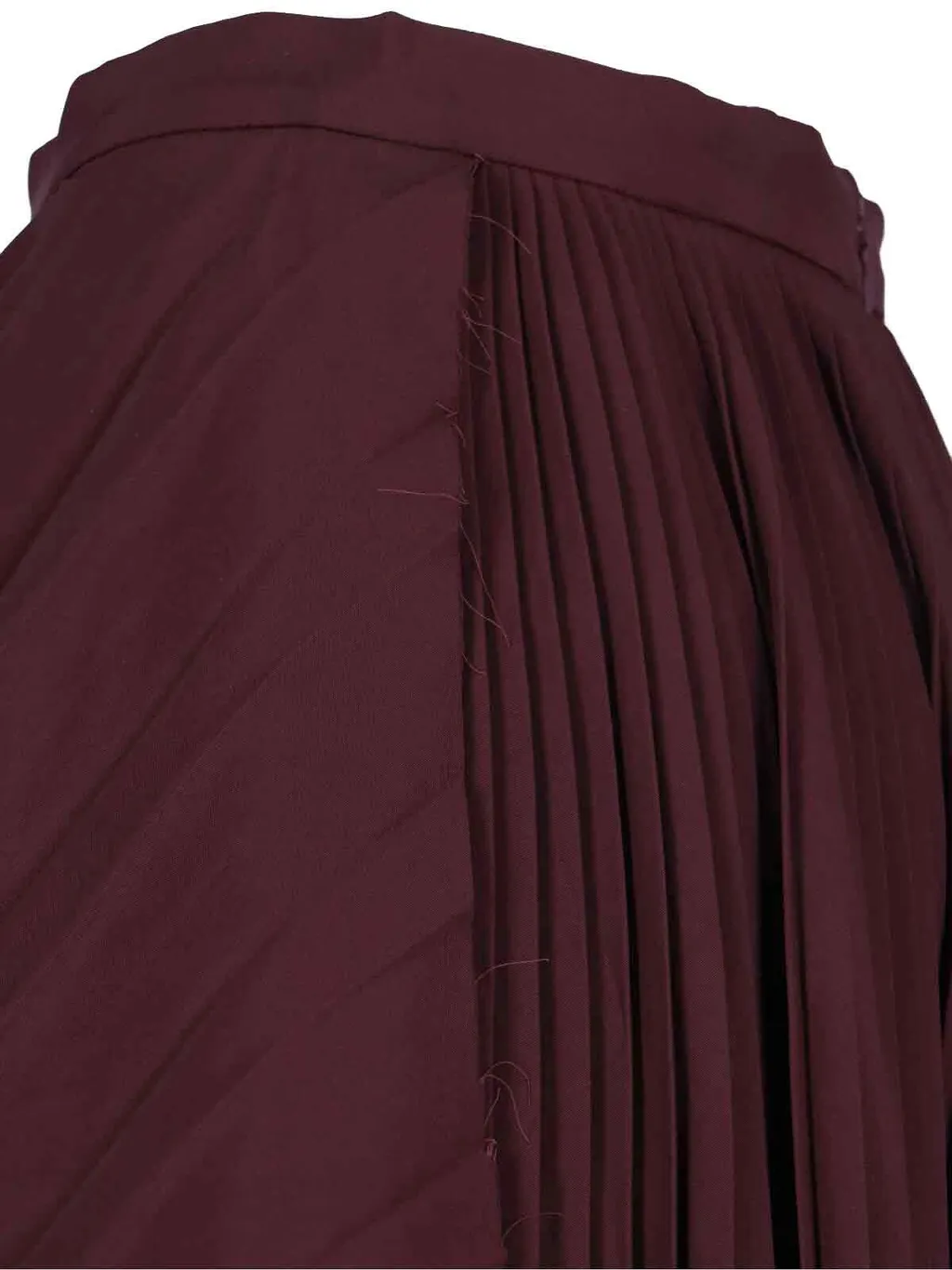 Asymmetric Pleated Skirt