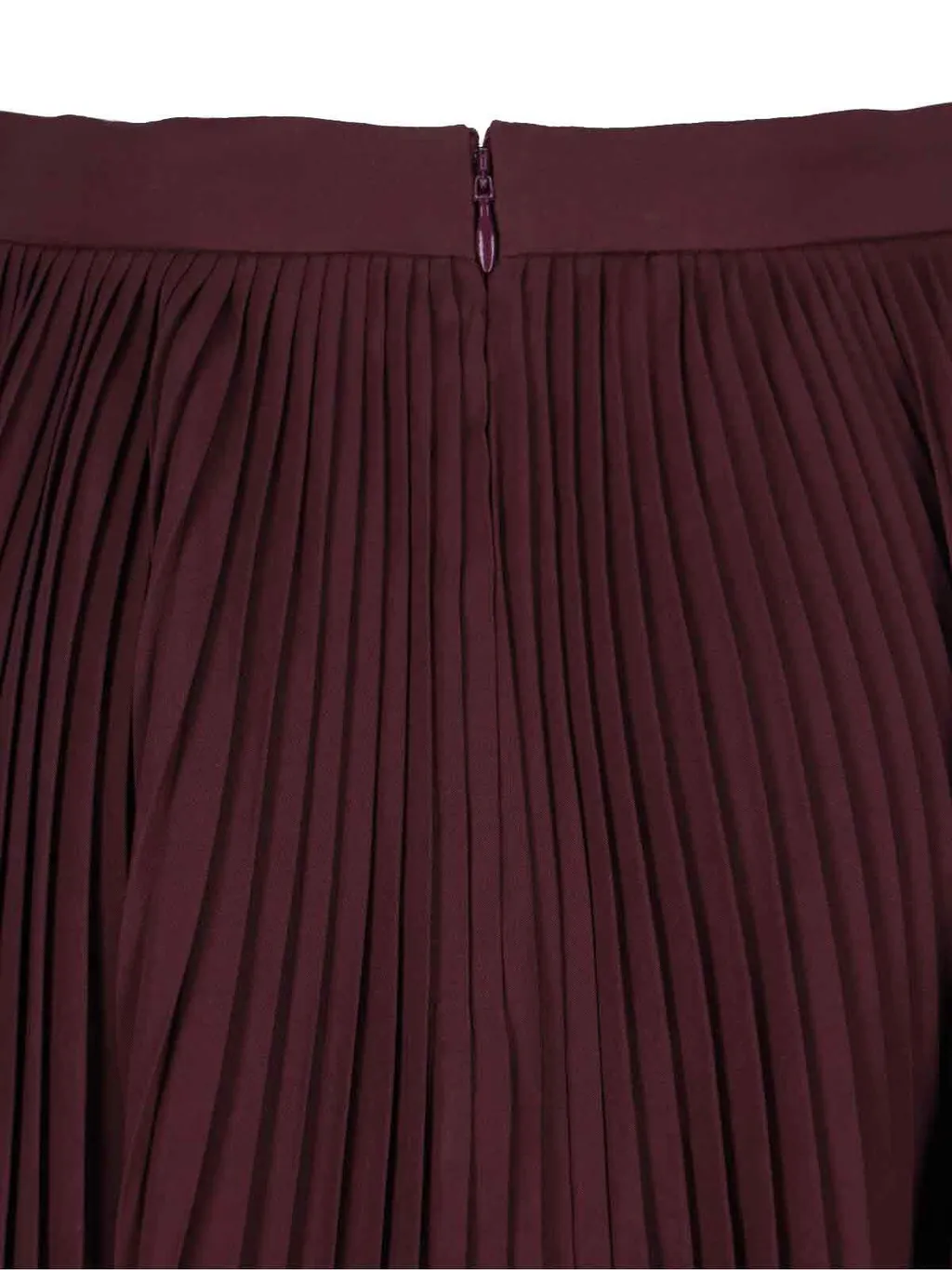 Asymmetric Pleated Skirt
