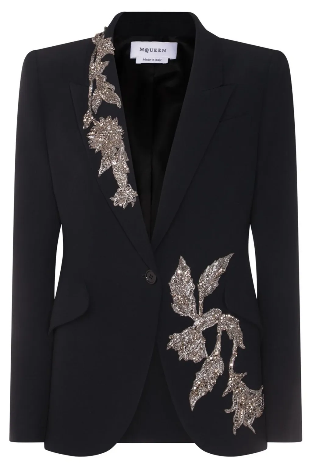 Single Breasted Embellished Blazer