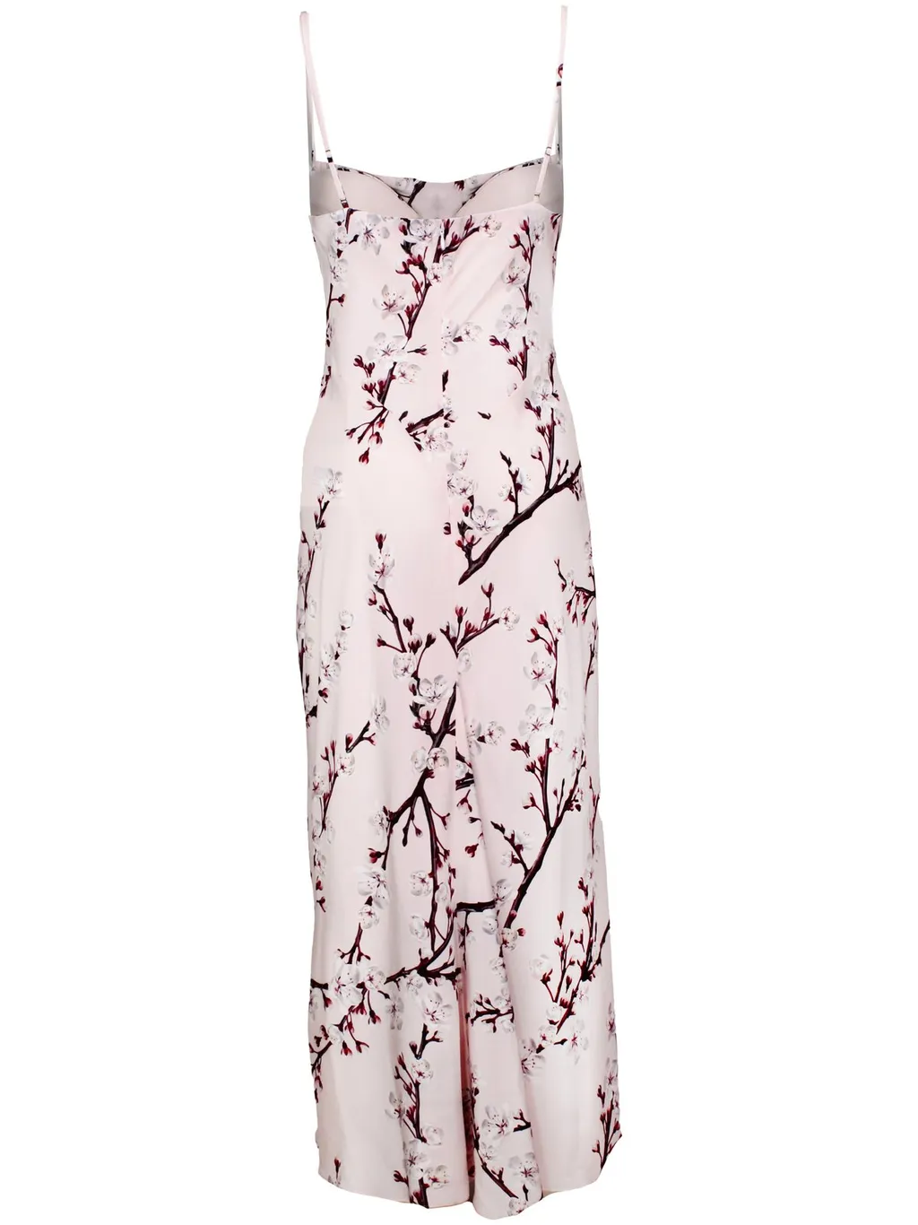 Floral Printed Draped Sleeveless Dress