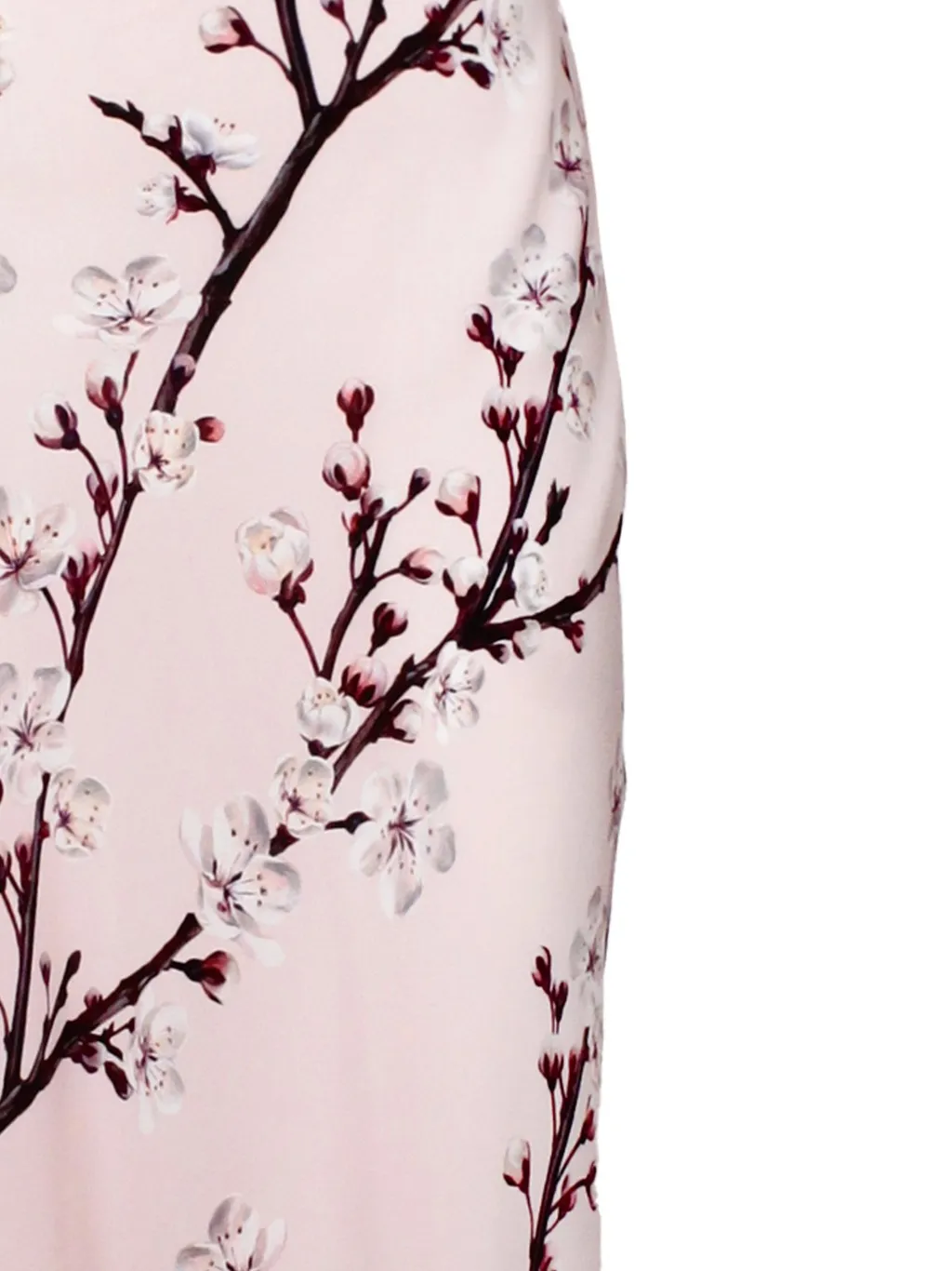Floral Printed Draped Sleeveless Dress