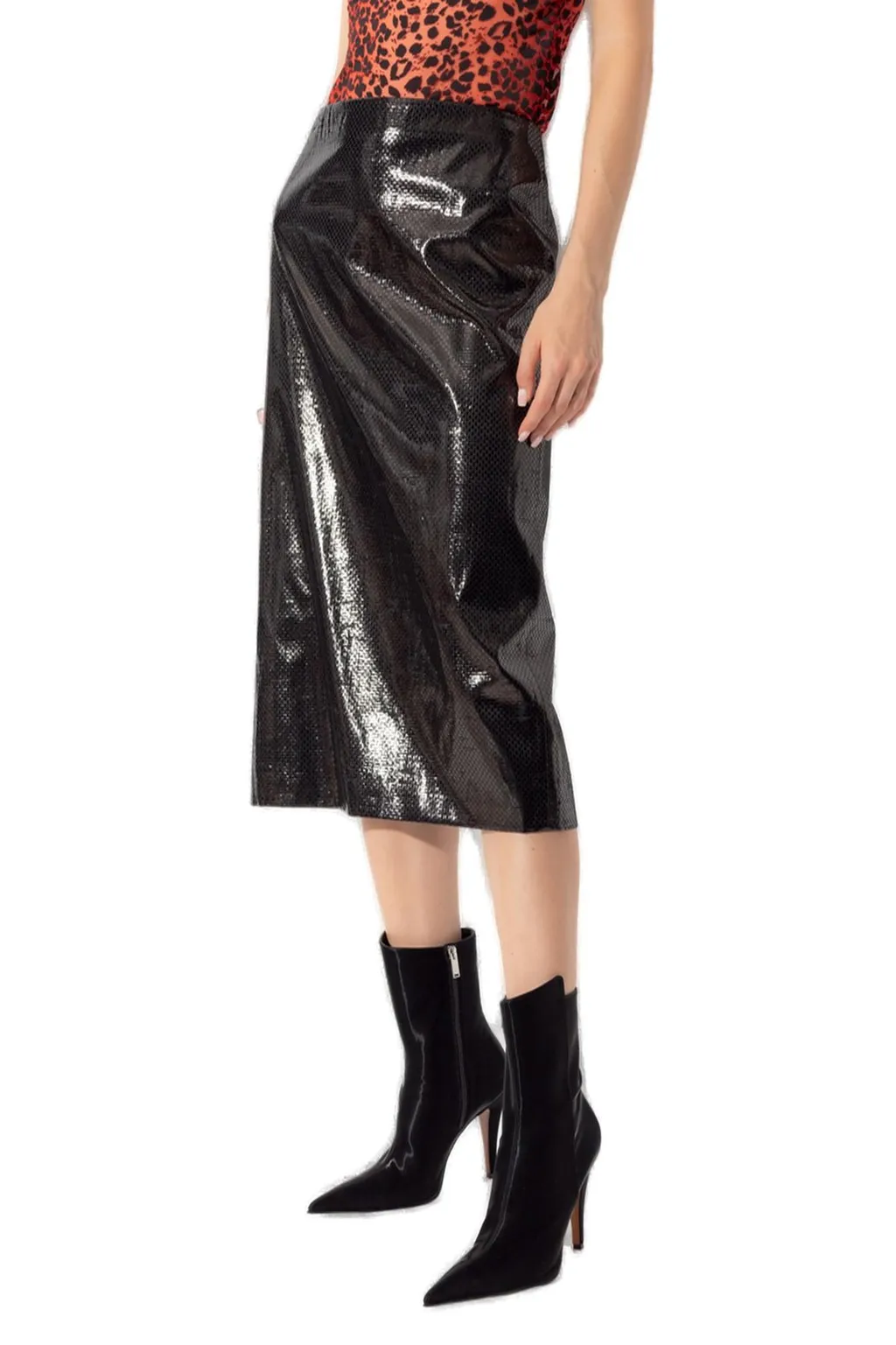 Tarpaulin Pencil Skirt