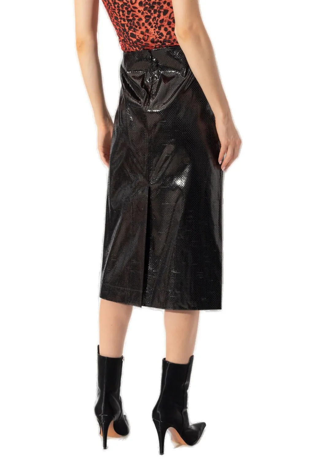 Tarpaulin Pencil Skirt