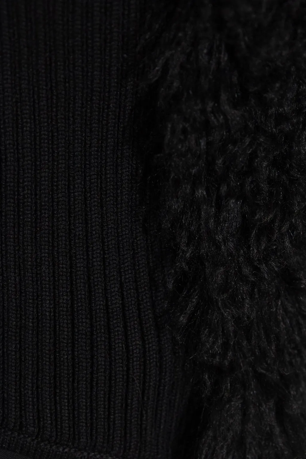 Shearling Sleeveless Top