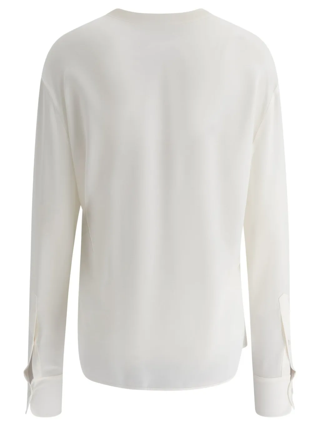 Scarf Detailed Georgette Shirt
