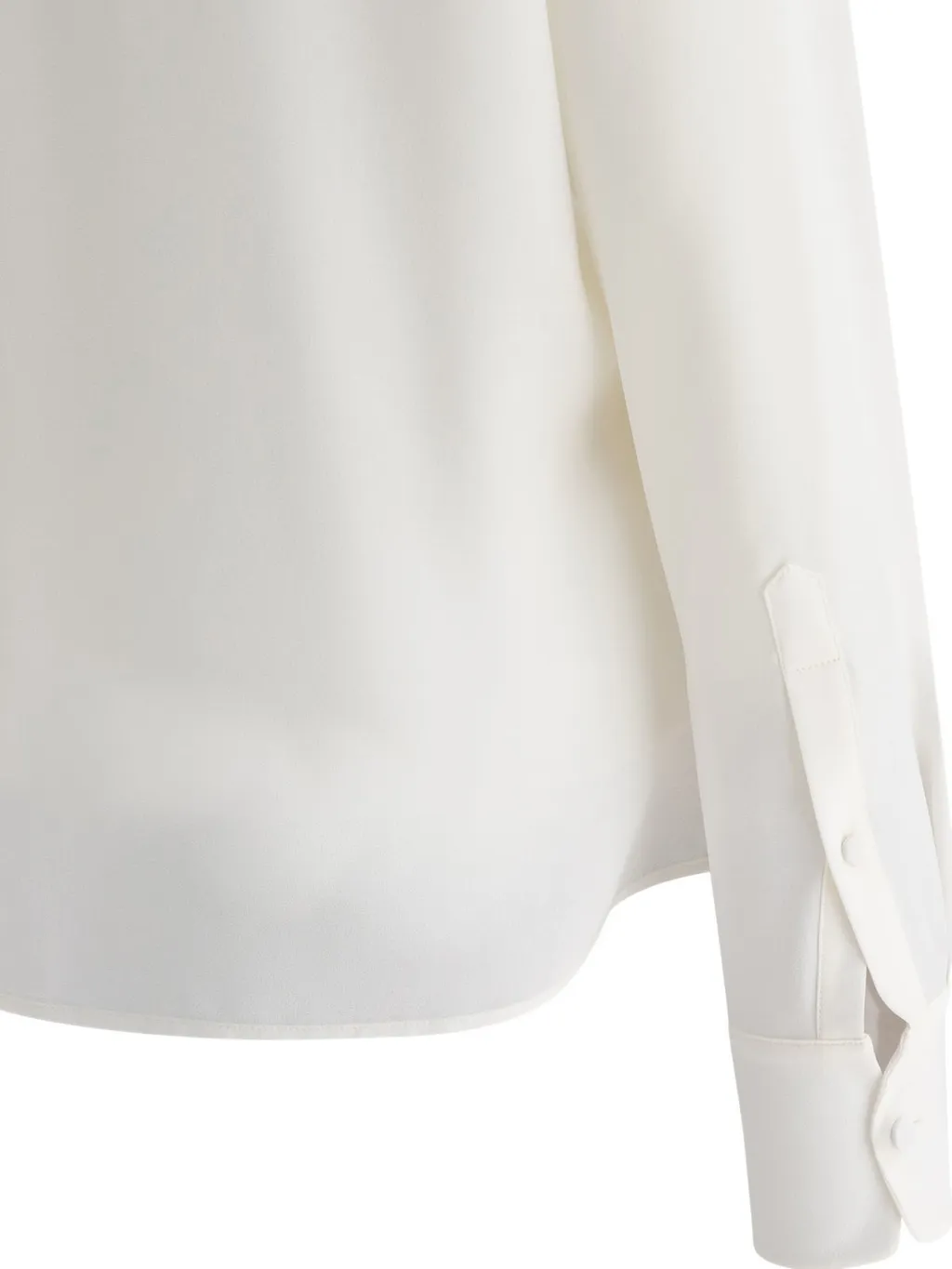 Scarf Detailed Georgette Shirt