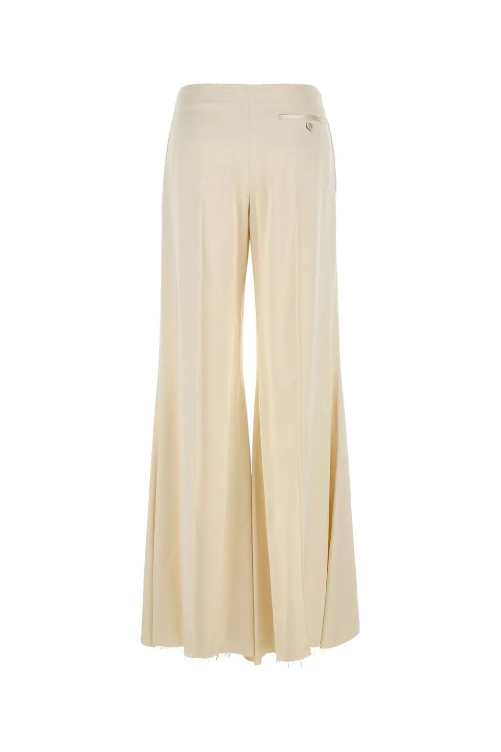 Satin Wide-Leg Trousers