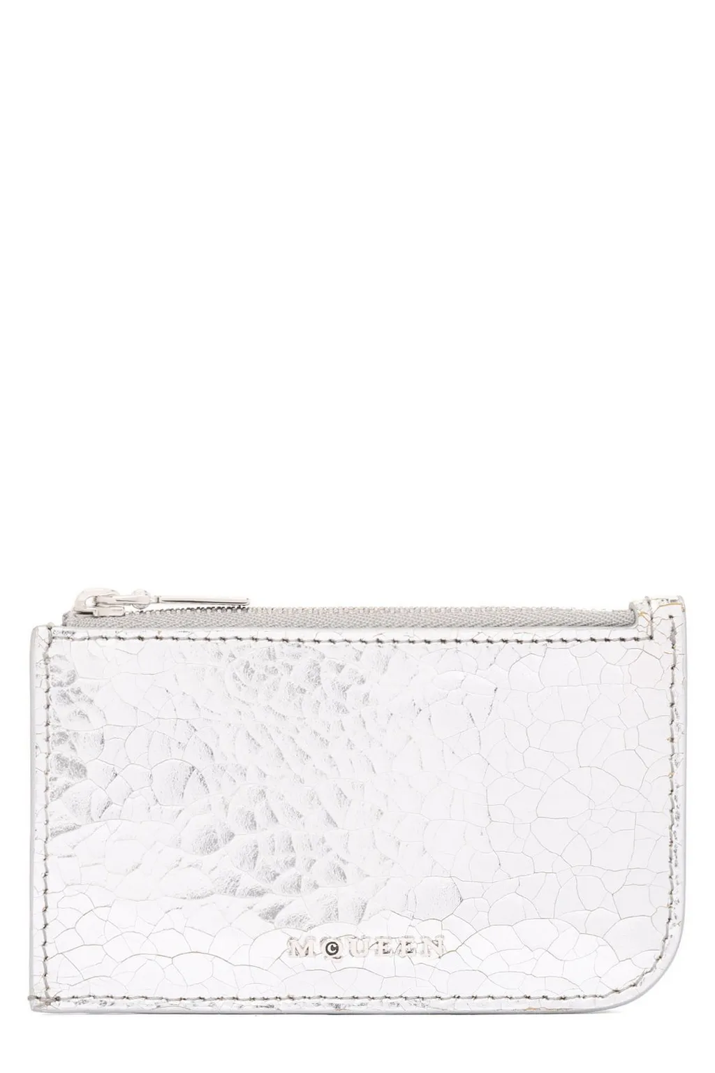 Logo Lettering Zipped Wallet
