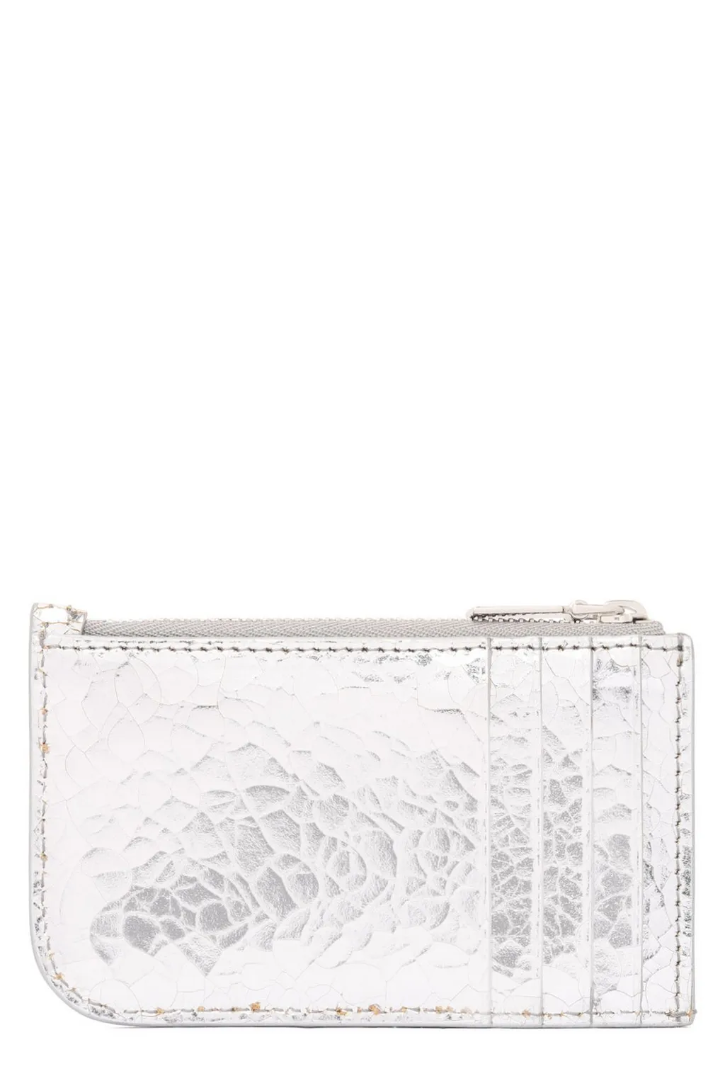 Logo Lettering Zipped Wallet