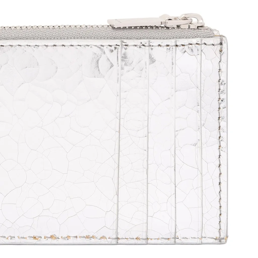 Logo Lettering Zipped Wallet