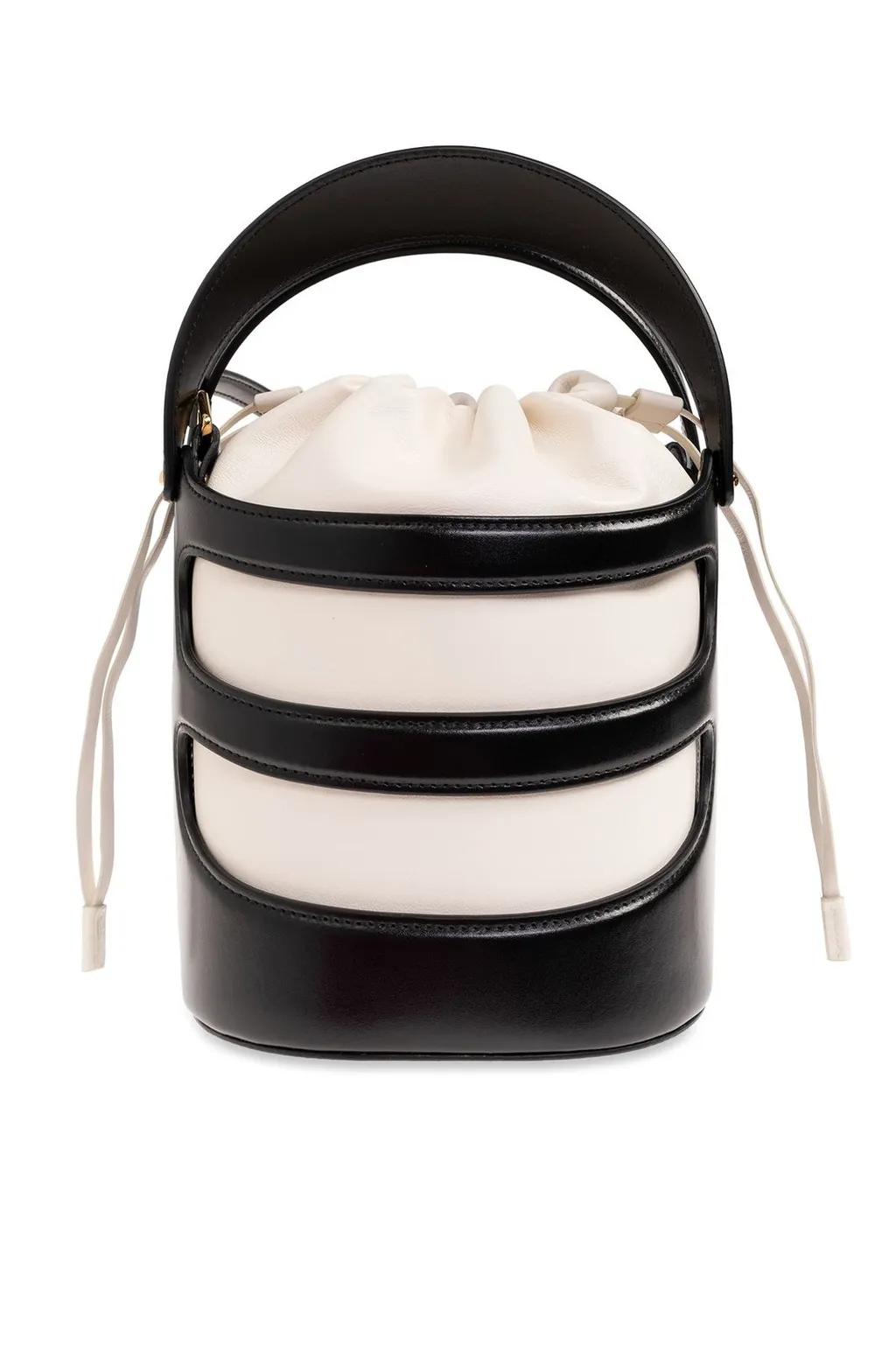 Logo Printed Drawstring Bucket Bag