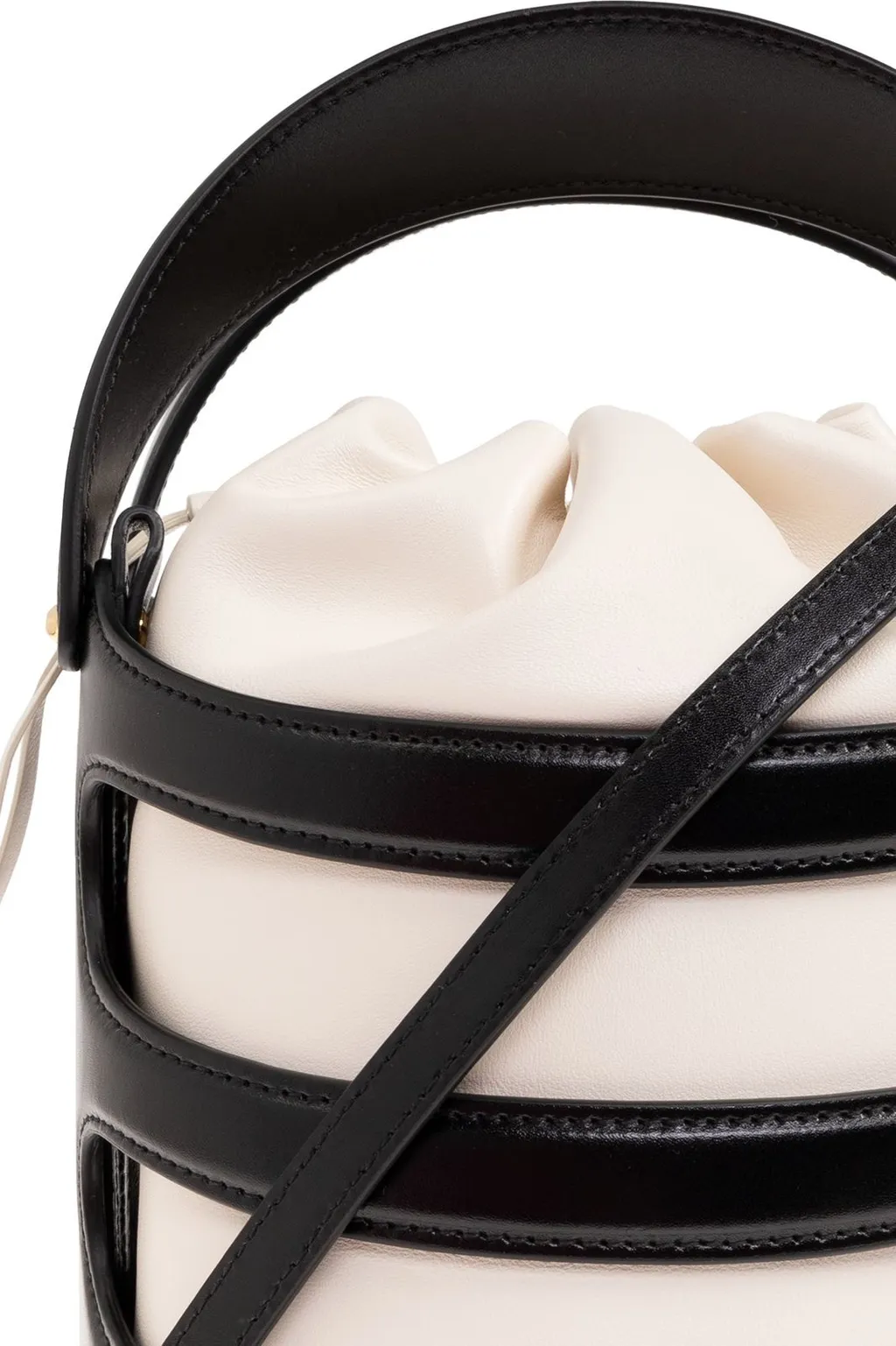 Logo Printed Drawstring Bucket Bag