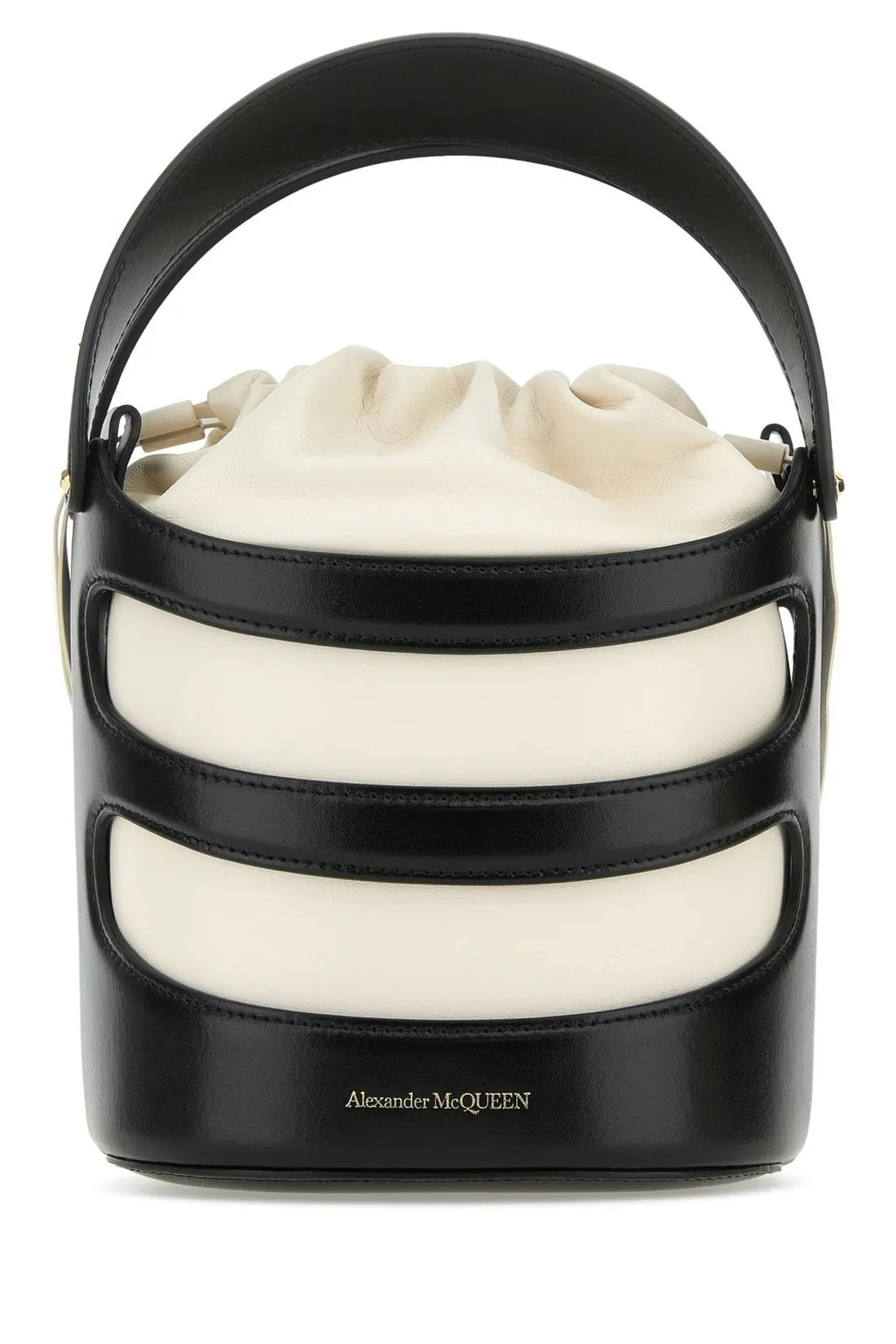 Logo Printed Drawstring Bucket Bag