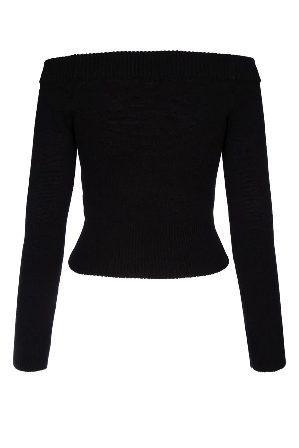 Off-Shoulder Knit Sweater