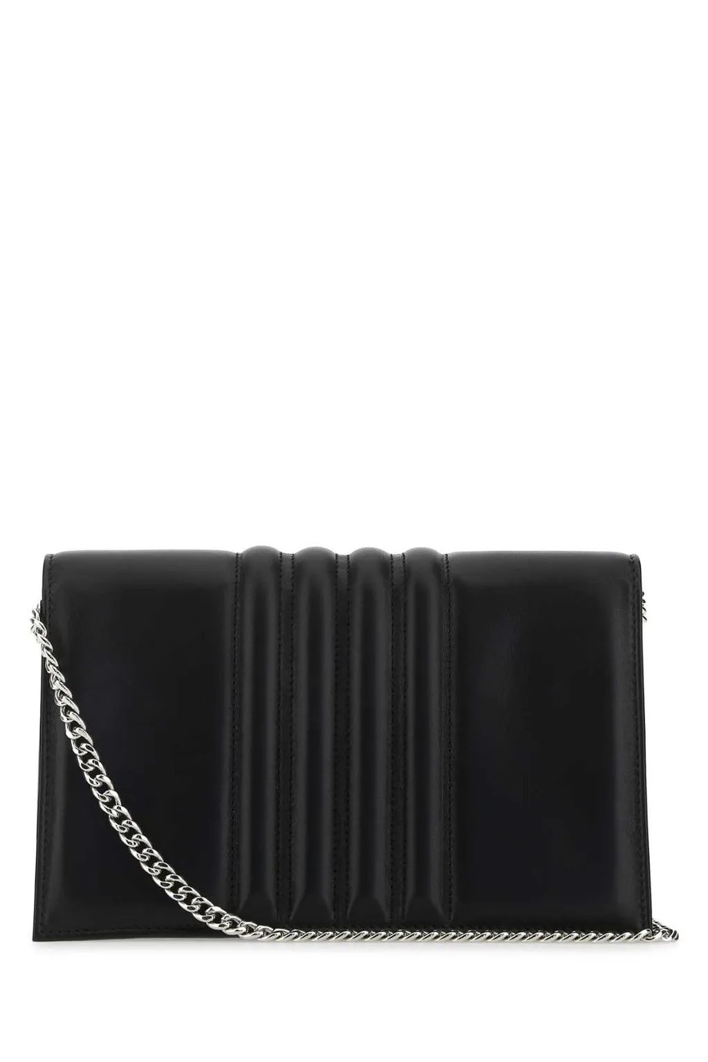 Skull-Stud Foldover Crossbody Bag