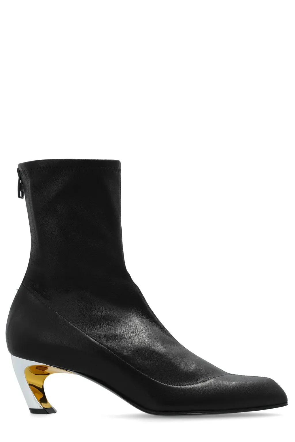 Pointed-Toe Ankle Boots